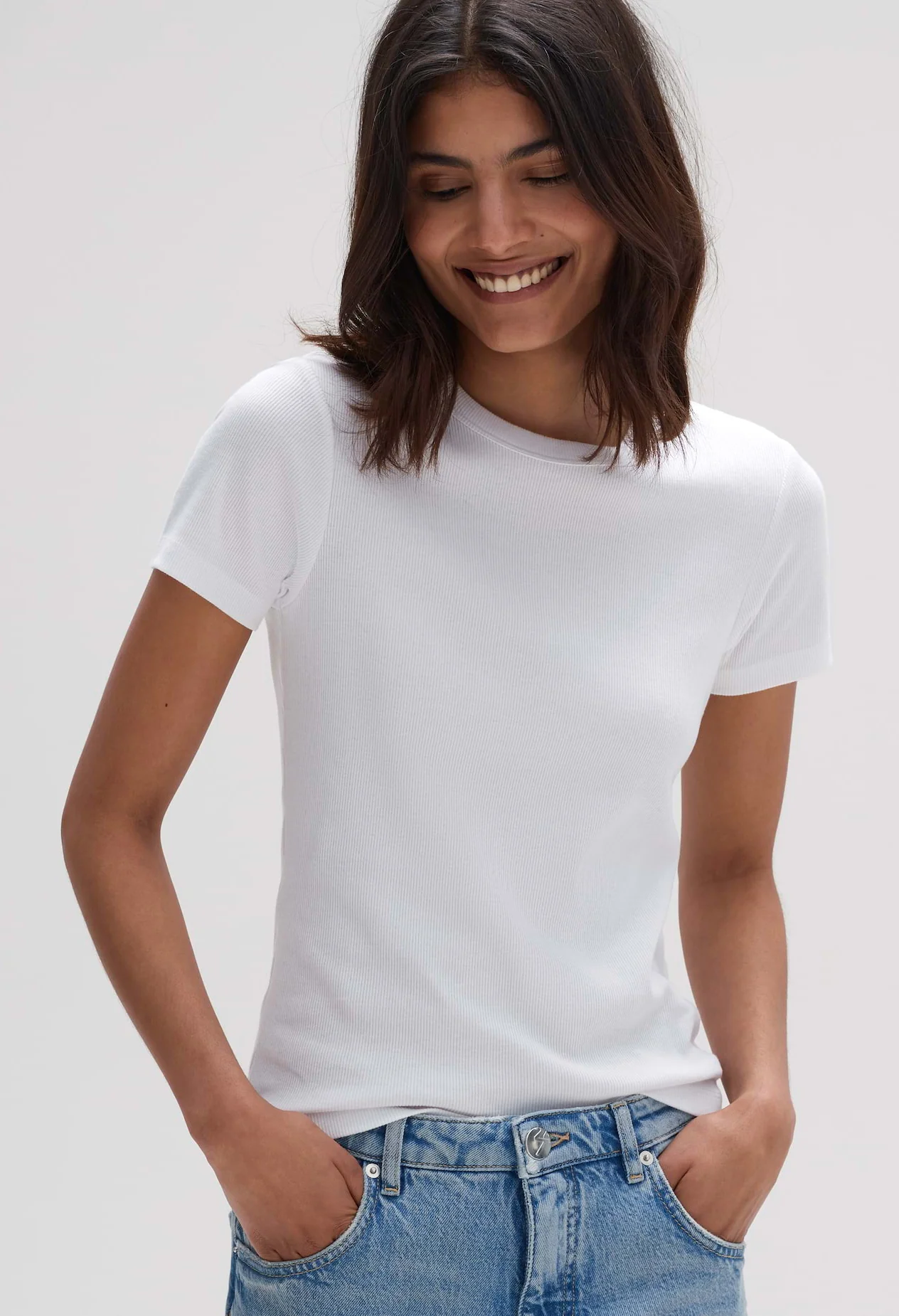Samuna Fine Ribbed T-Shirt