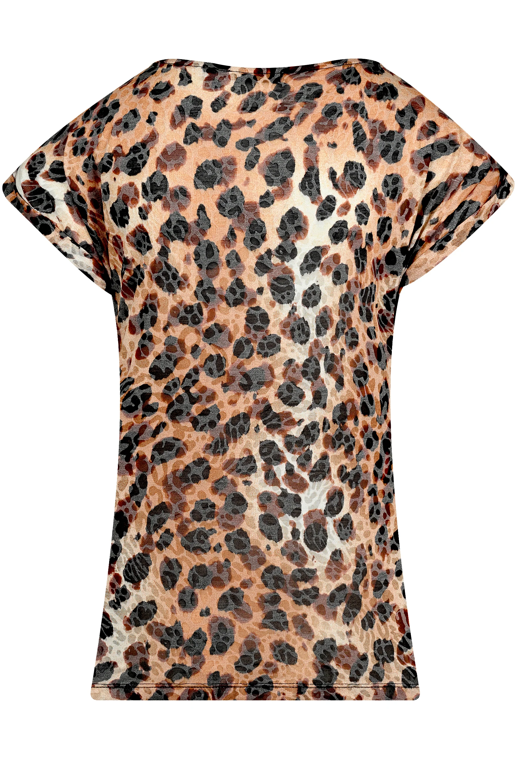 Shirt with leopard pattern
