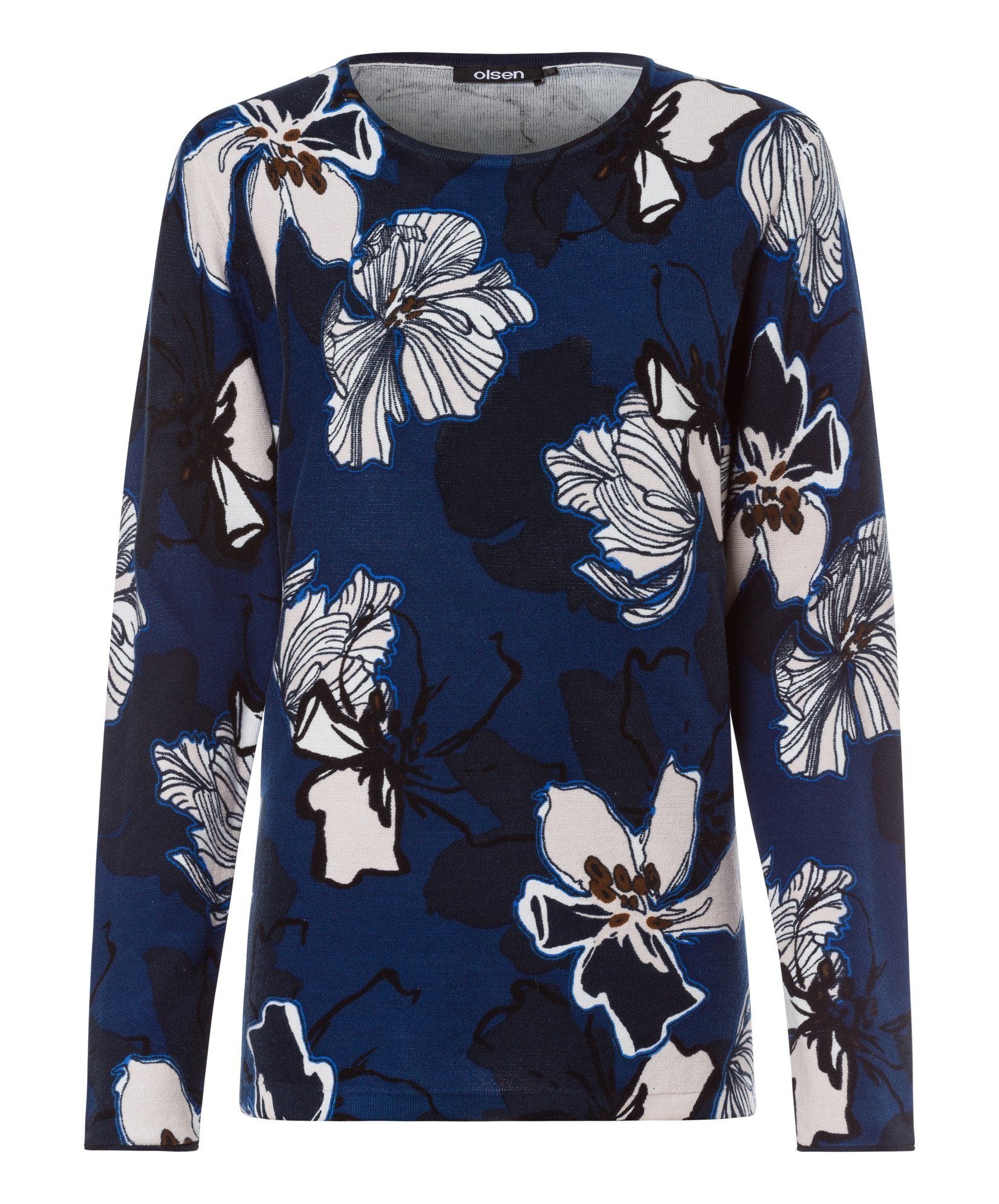 Flower Print Pullover