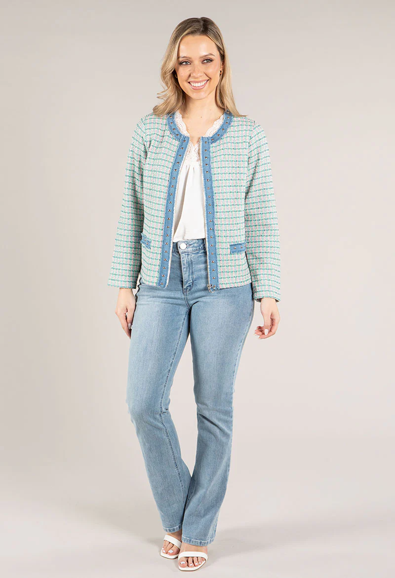 Designer Inspired Zip Up Jacket