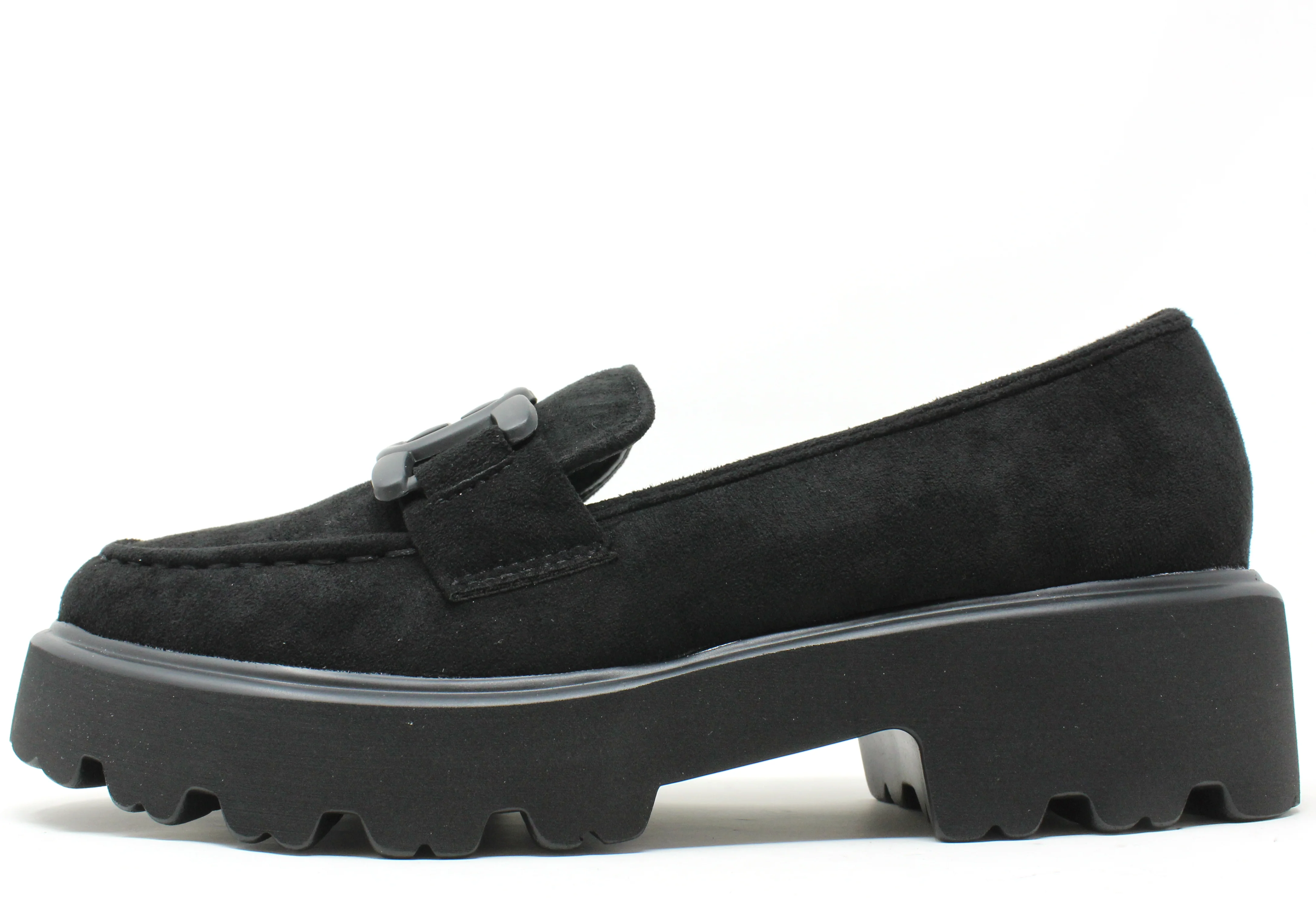 Microfibre Buckle Loafer