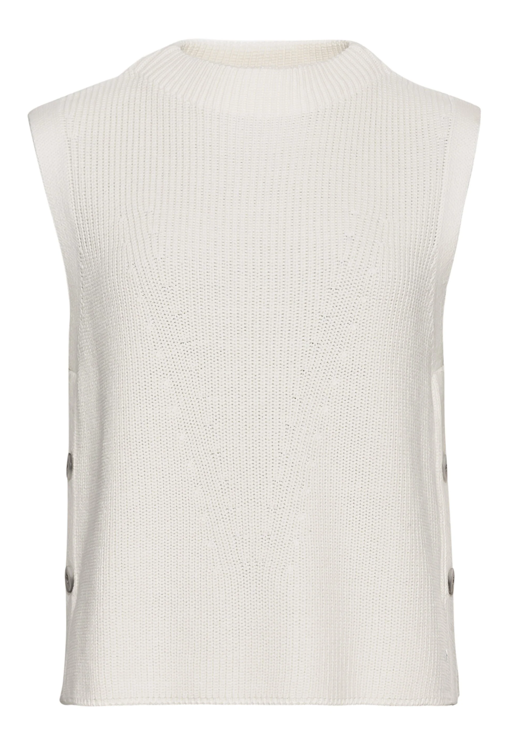 Sleeveless Cropped Sweater