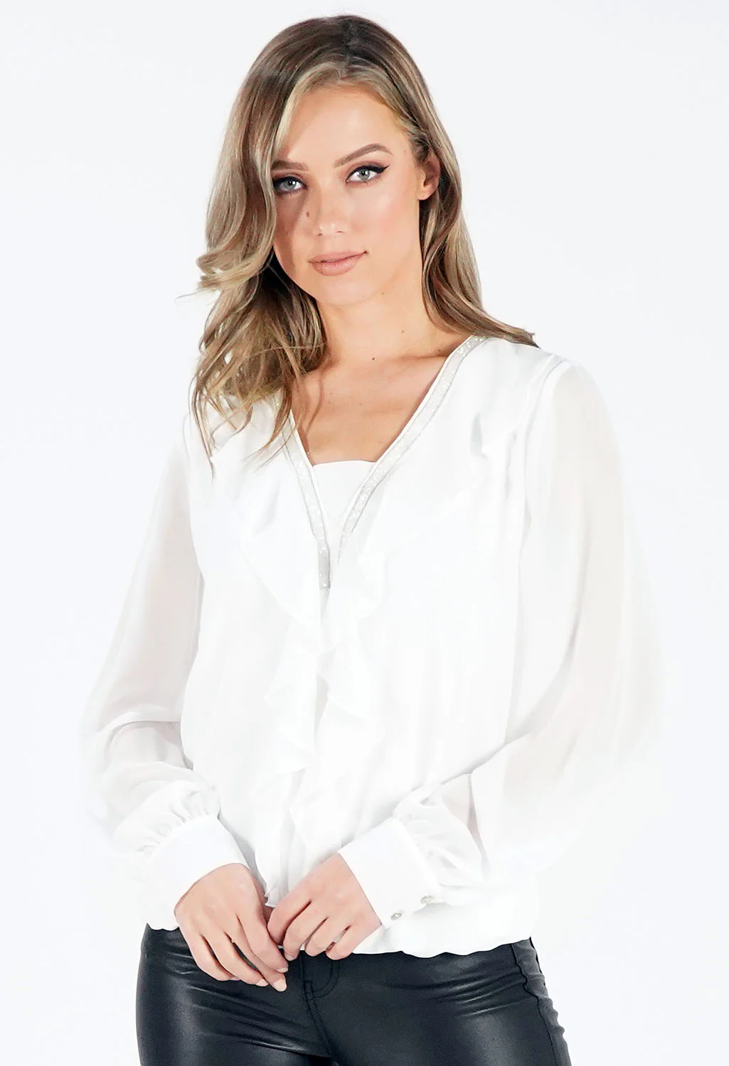 Frill Detail Blouse-2