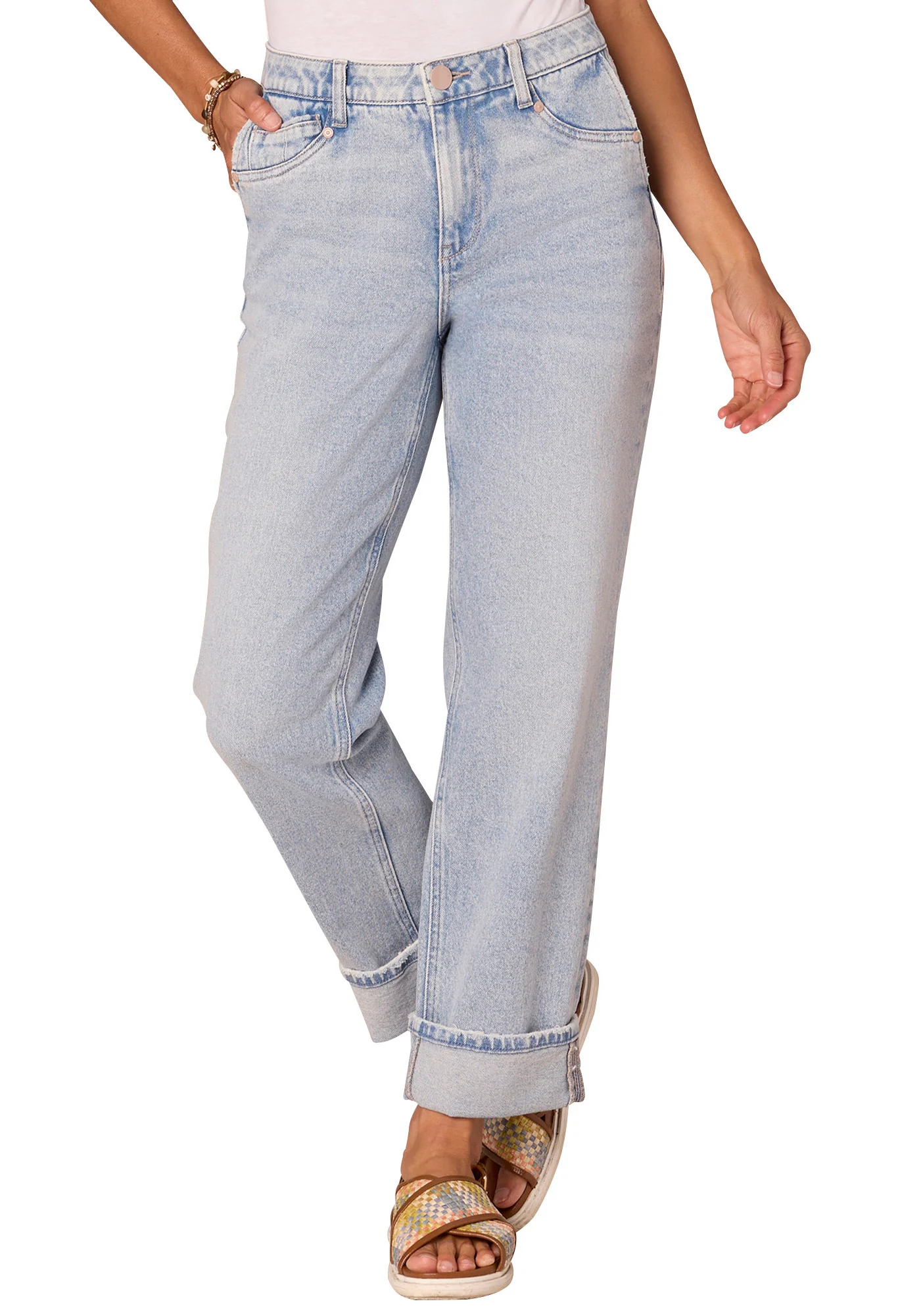 Absolution High Rise Boyfriend Jeans with Side Pockets
