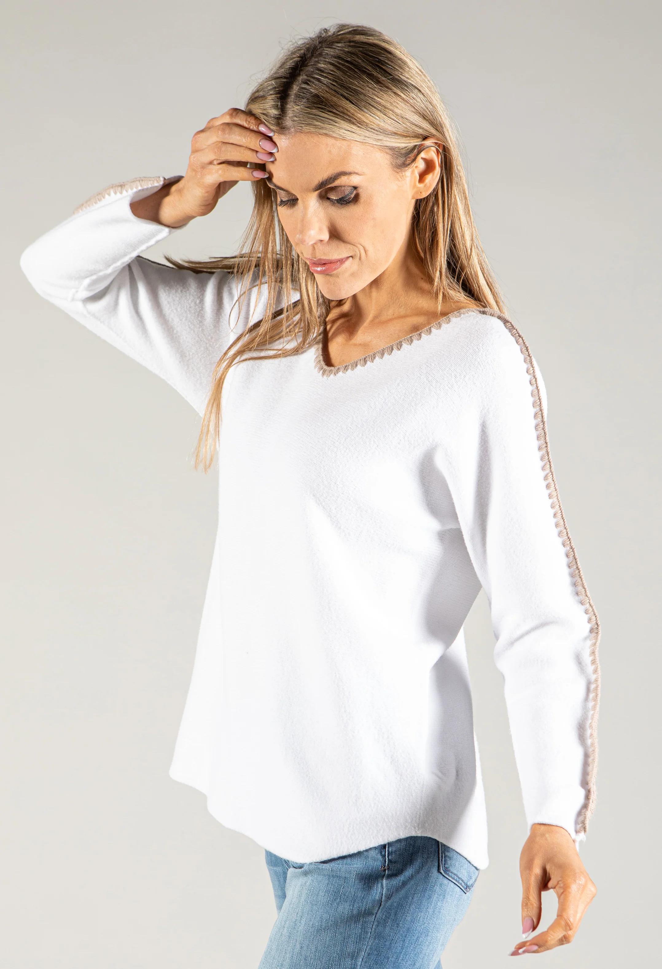 Saddle Stitch Knit