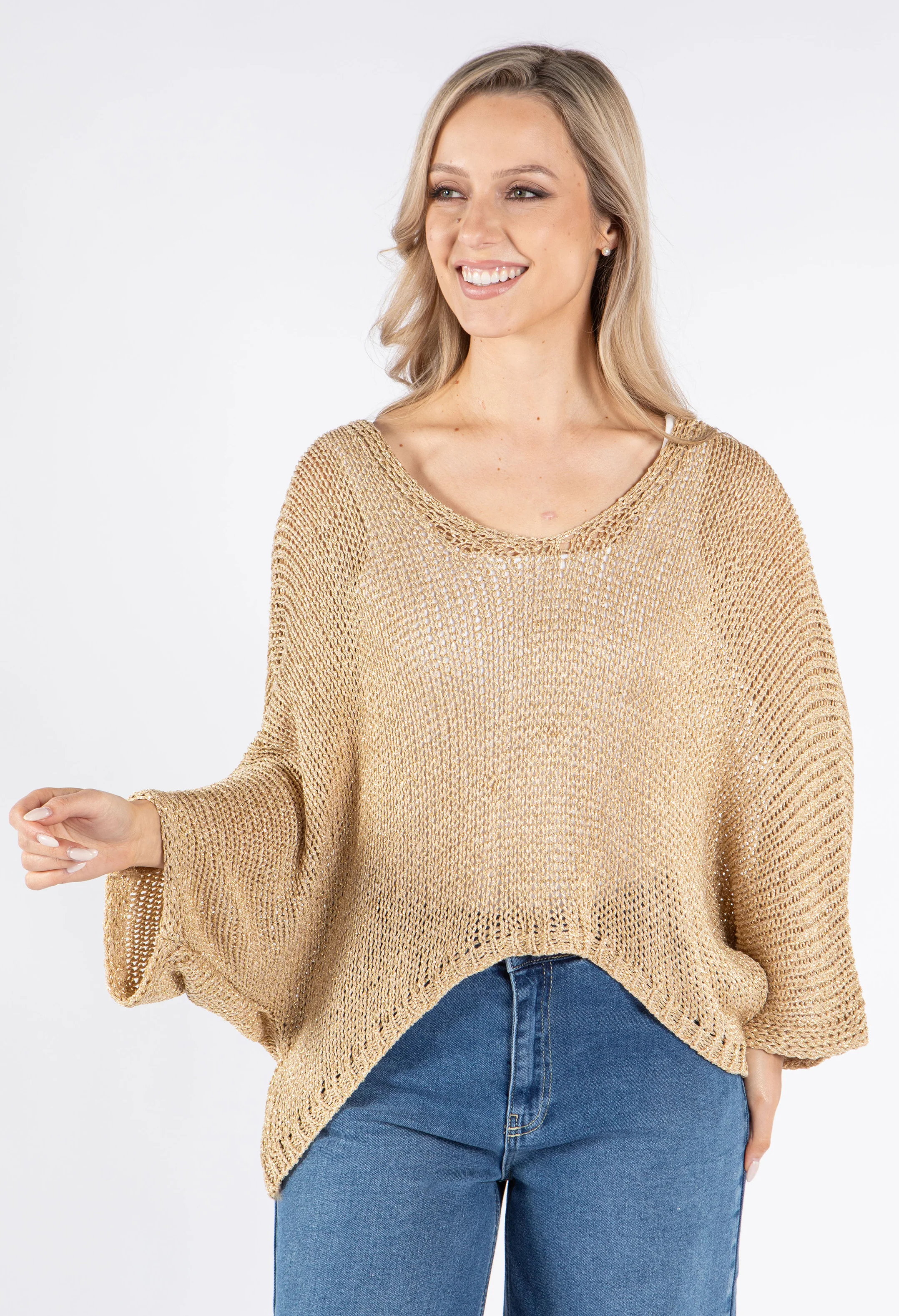 Lurex Knit Jumper