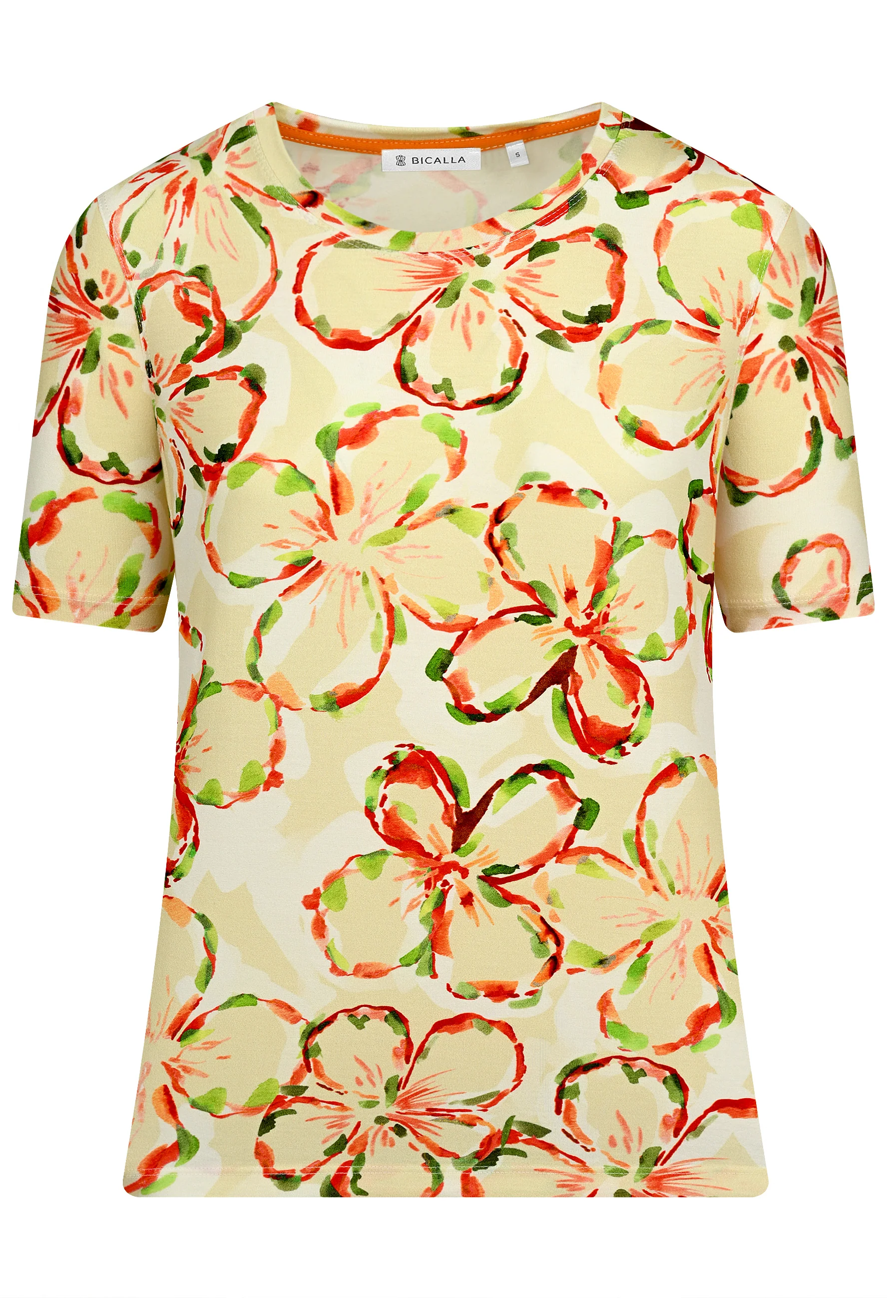Shirt with floral print