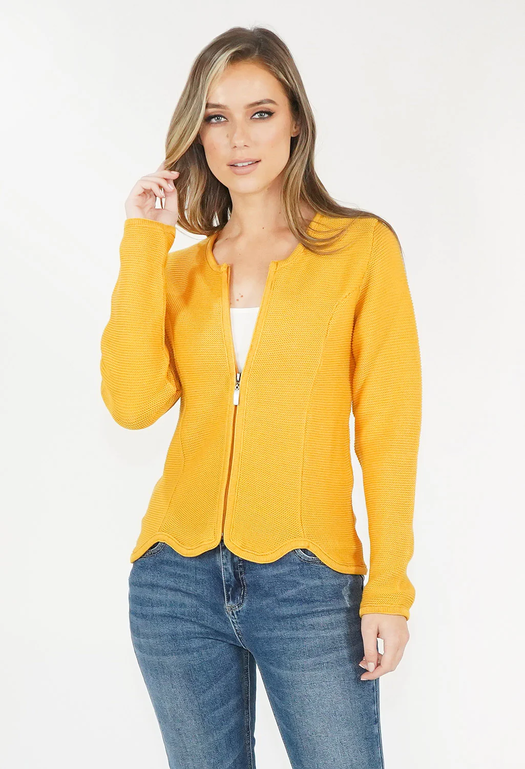 Honey Zip Knit