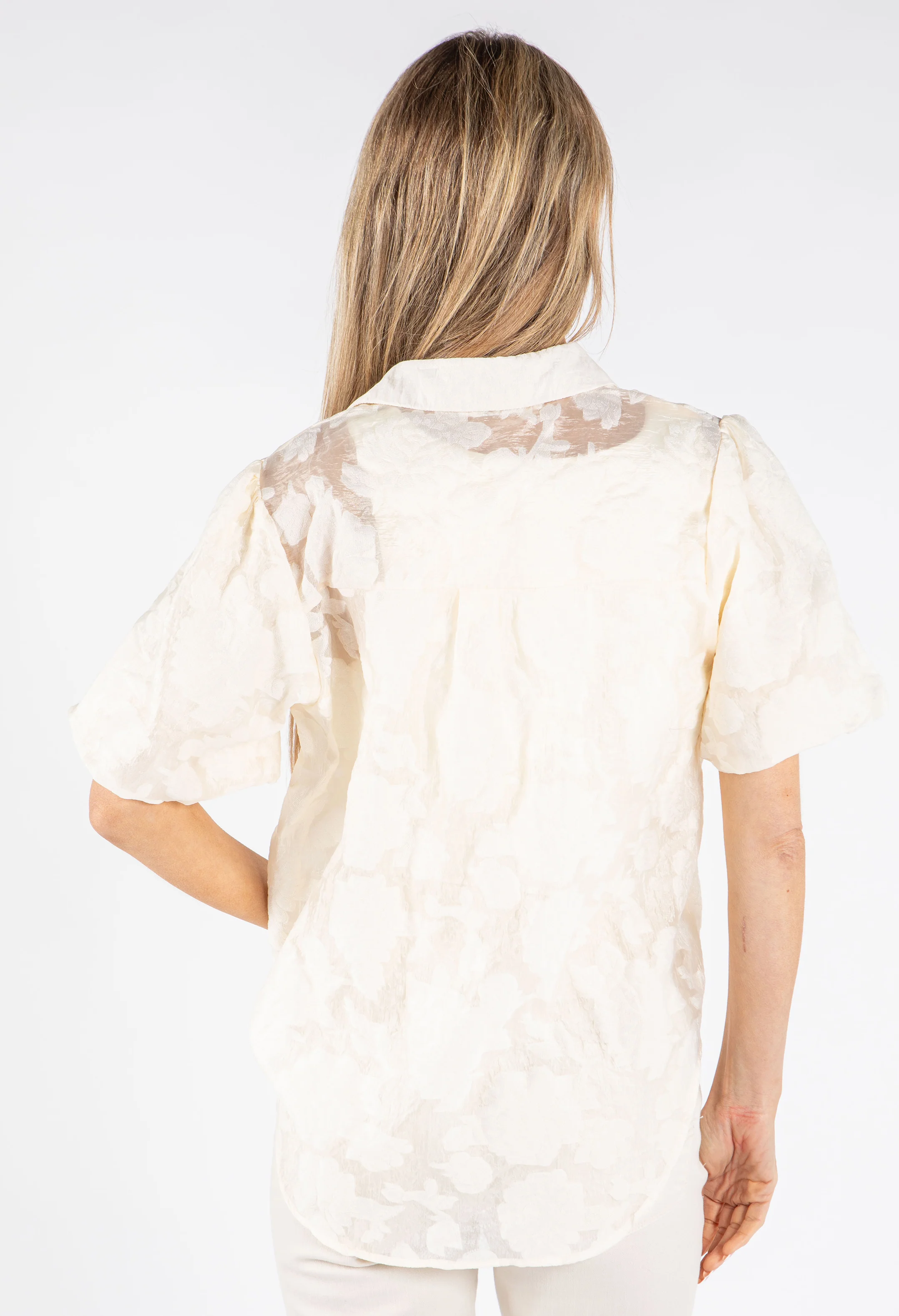 Puff Sleeve Floral Blouse
