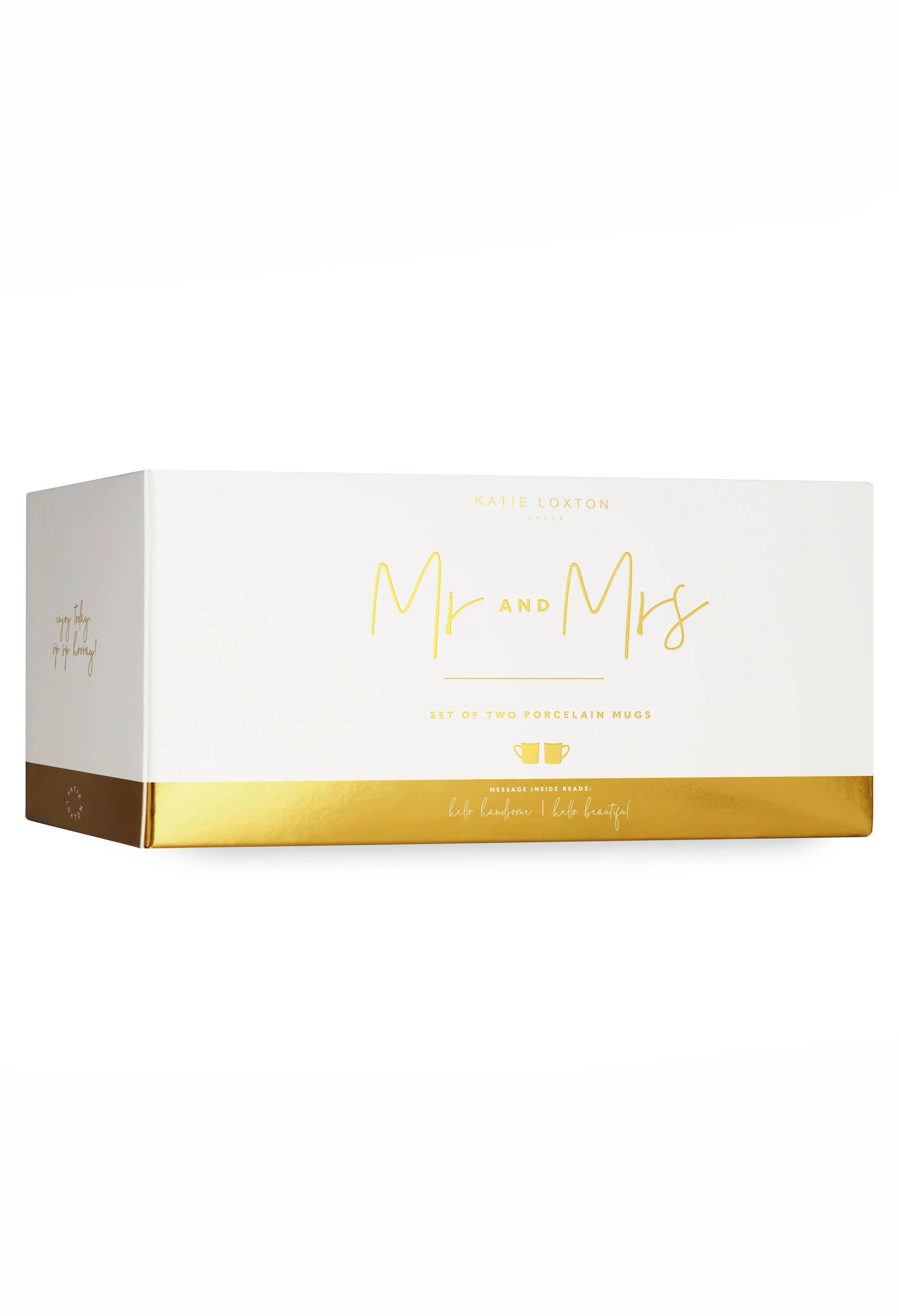 PORCELAIN MUG GIFT SET | MR AND MRS