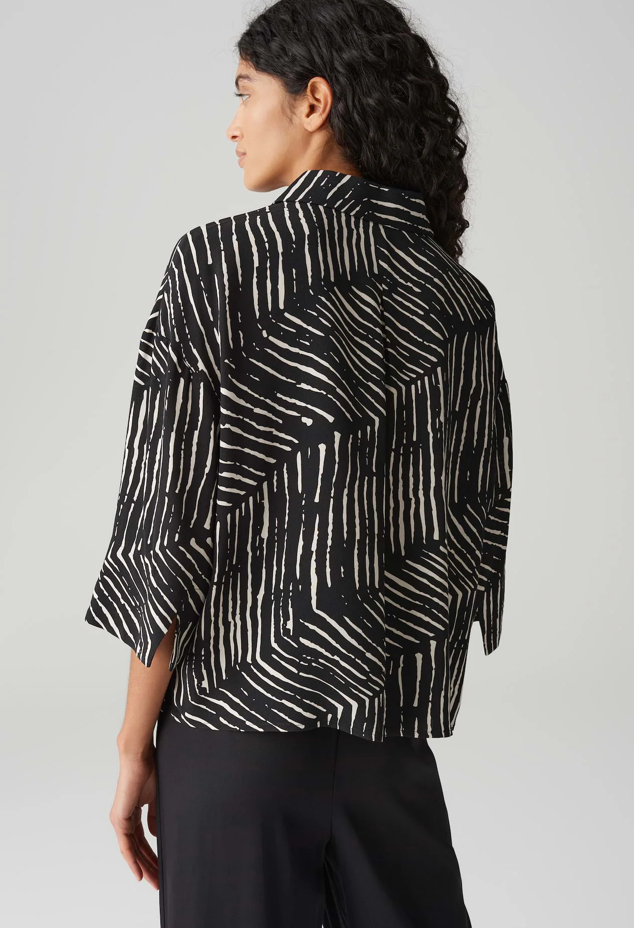 Fiana Palm Leaves Blouse