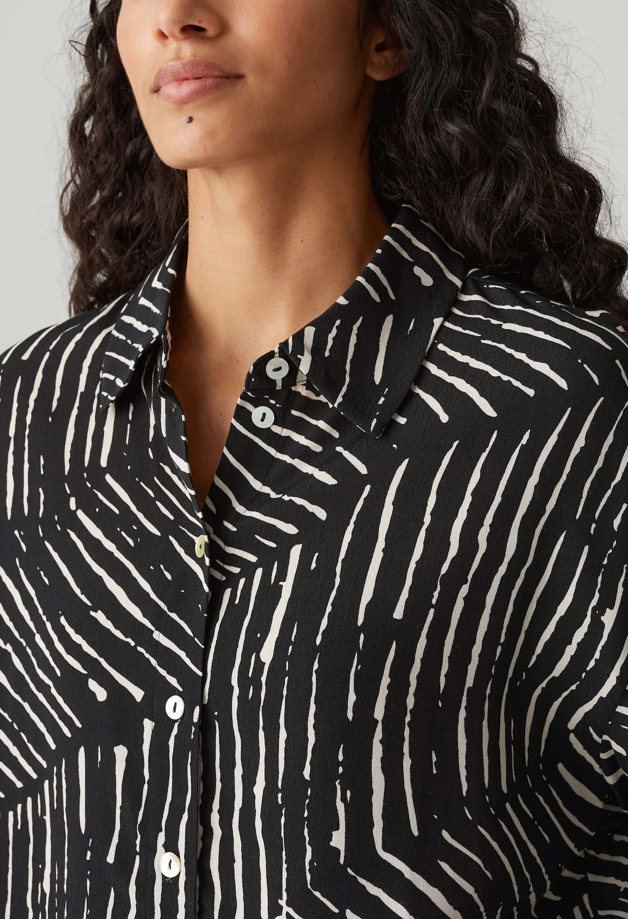 Fiana Palm Leaves Blouse