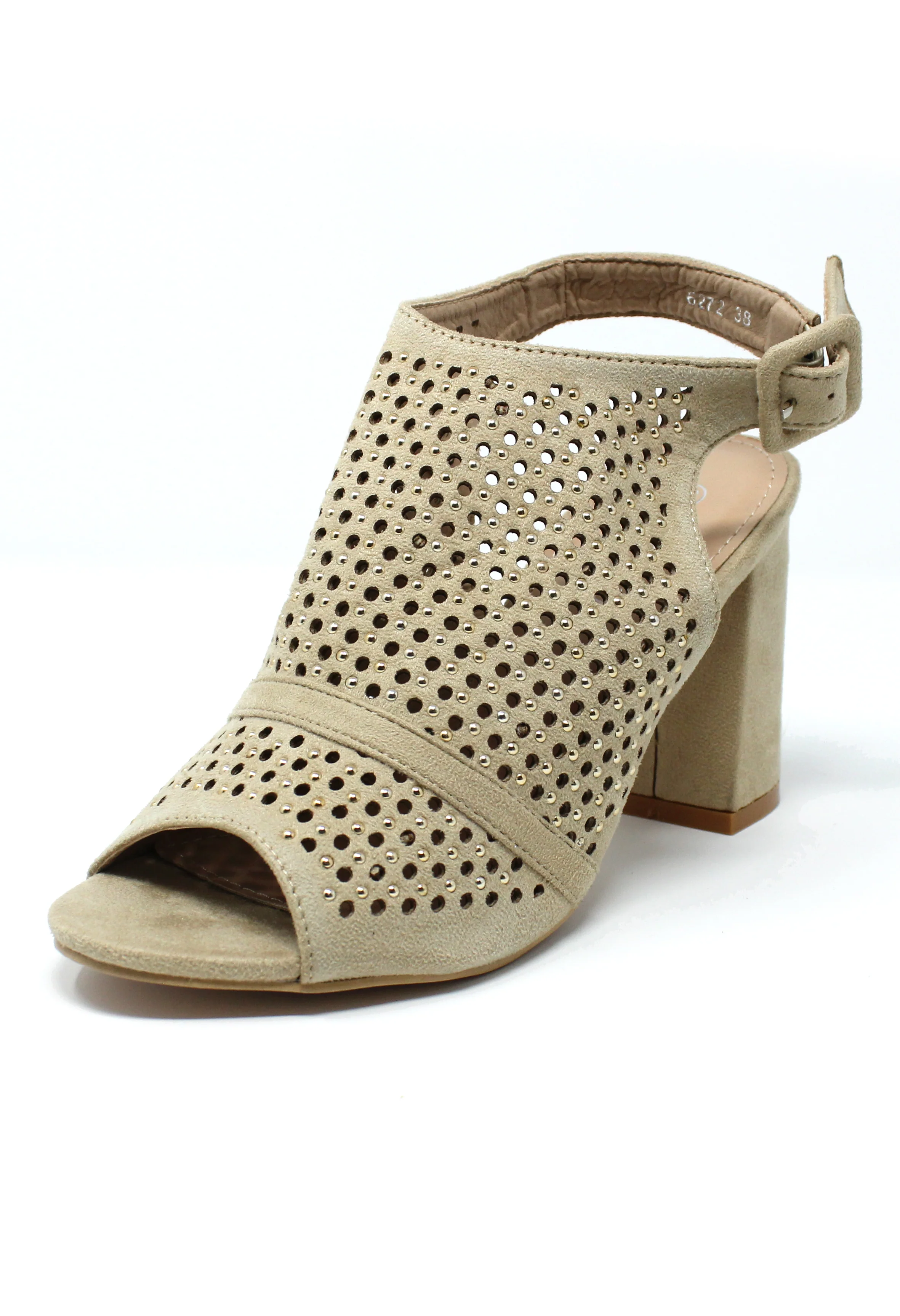 Beige Cut Out Boot