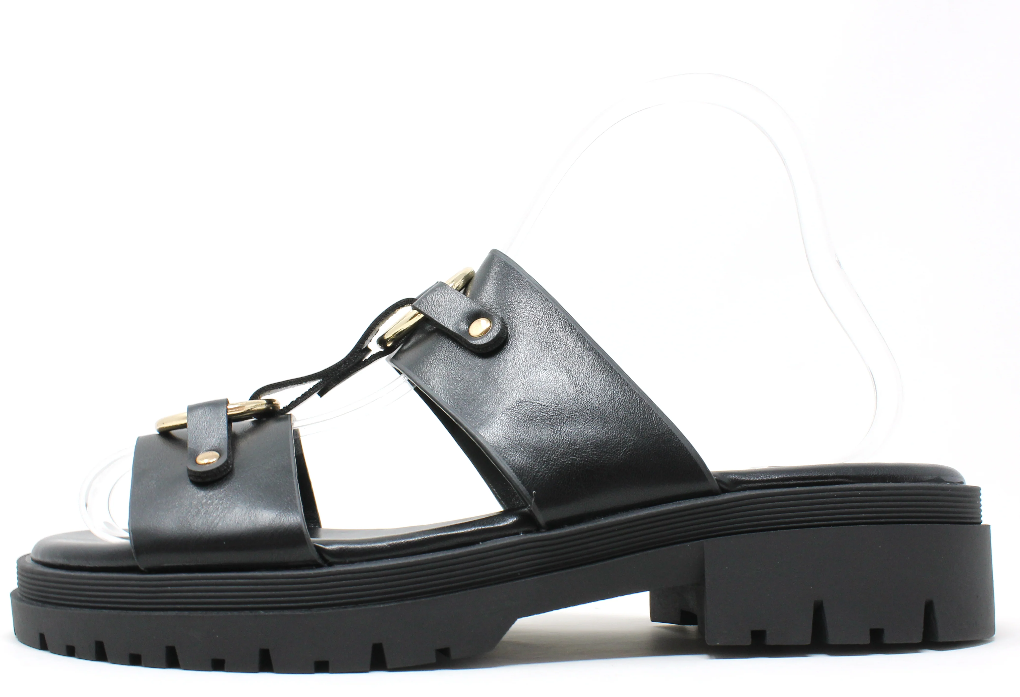 Gold Buckled Slide