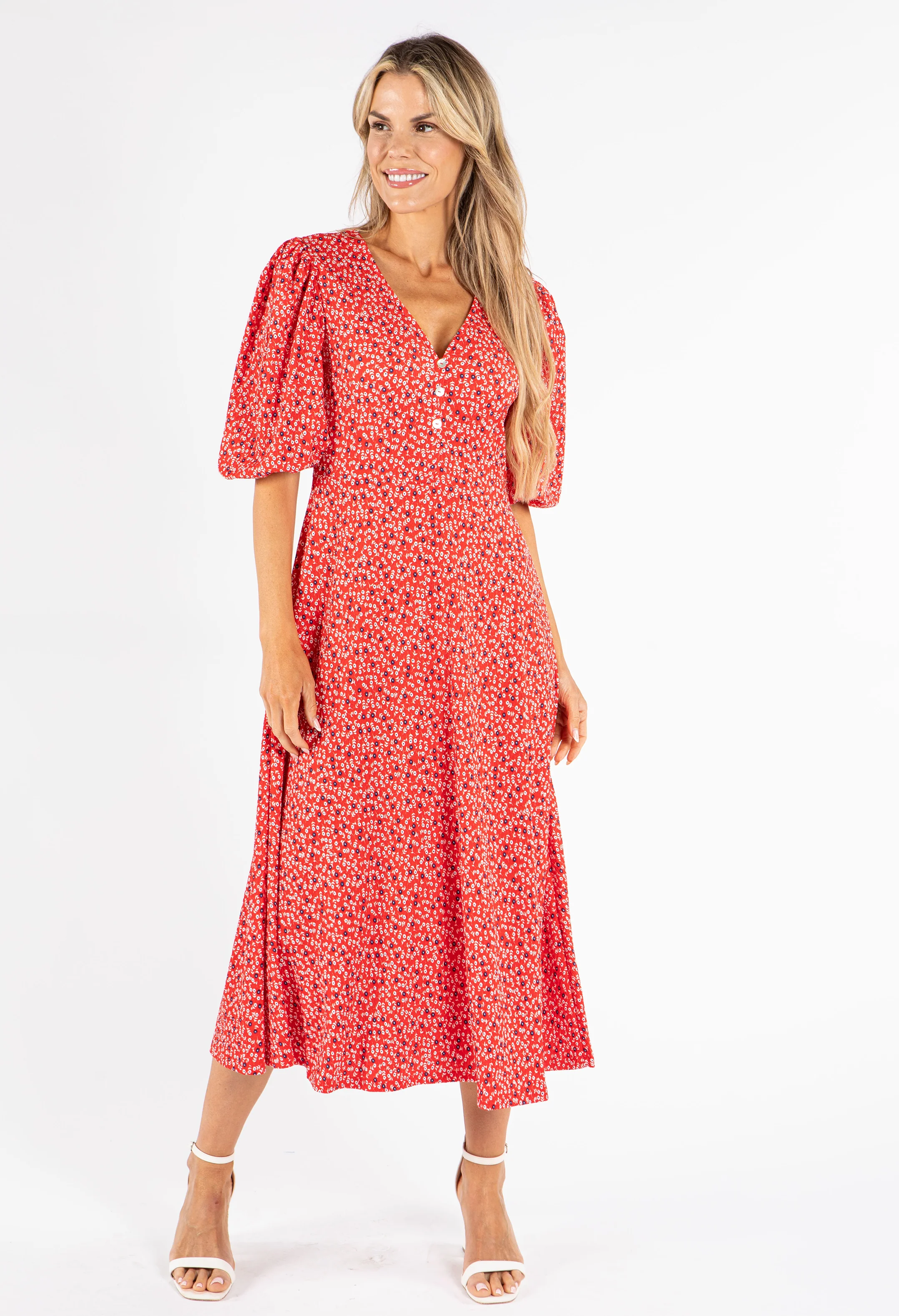 Miami Ditsy Print Dress