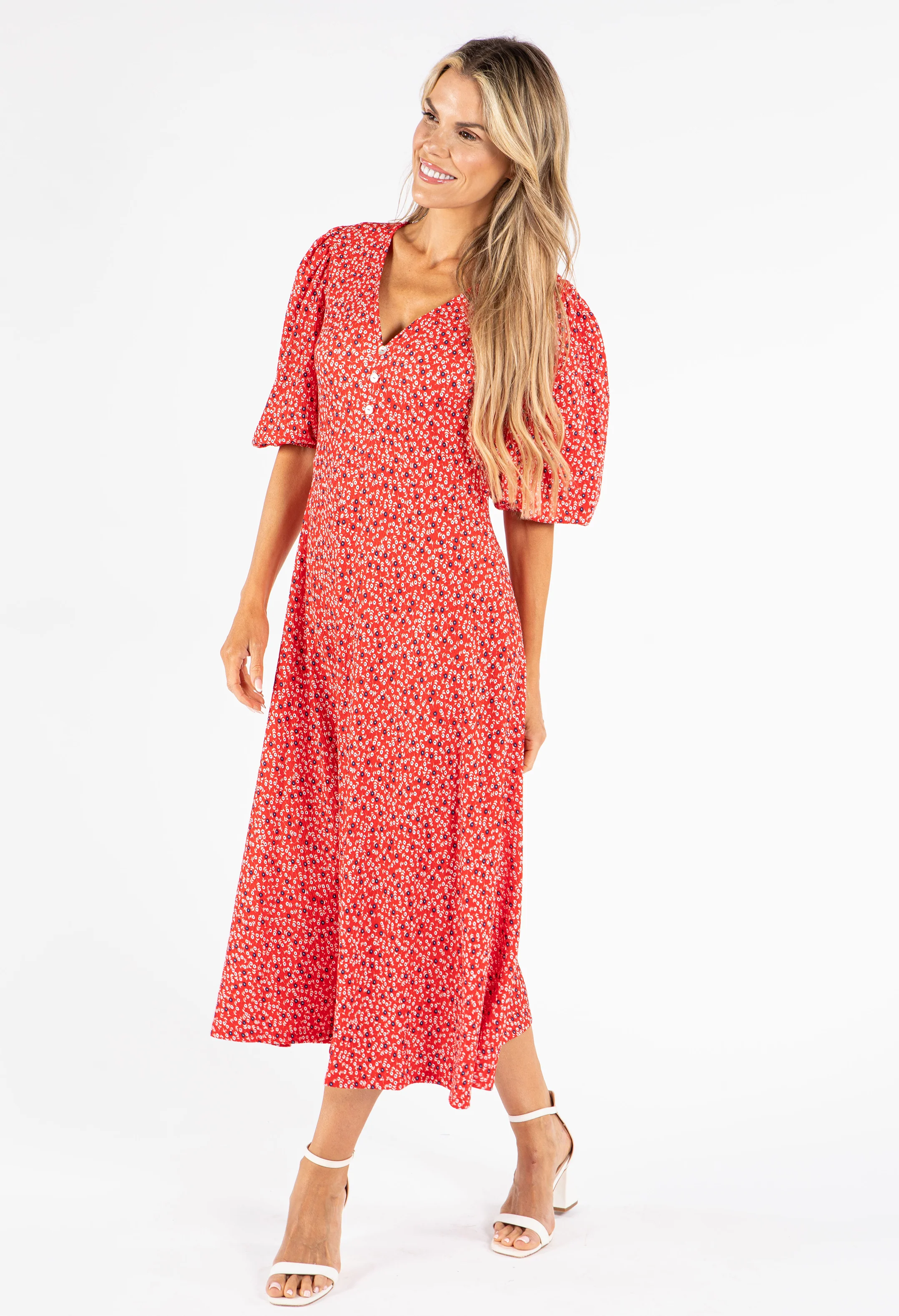 Miami Ditsy Print Dress