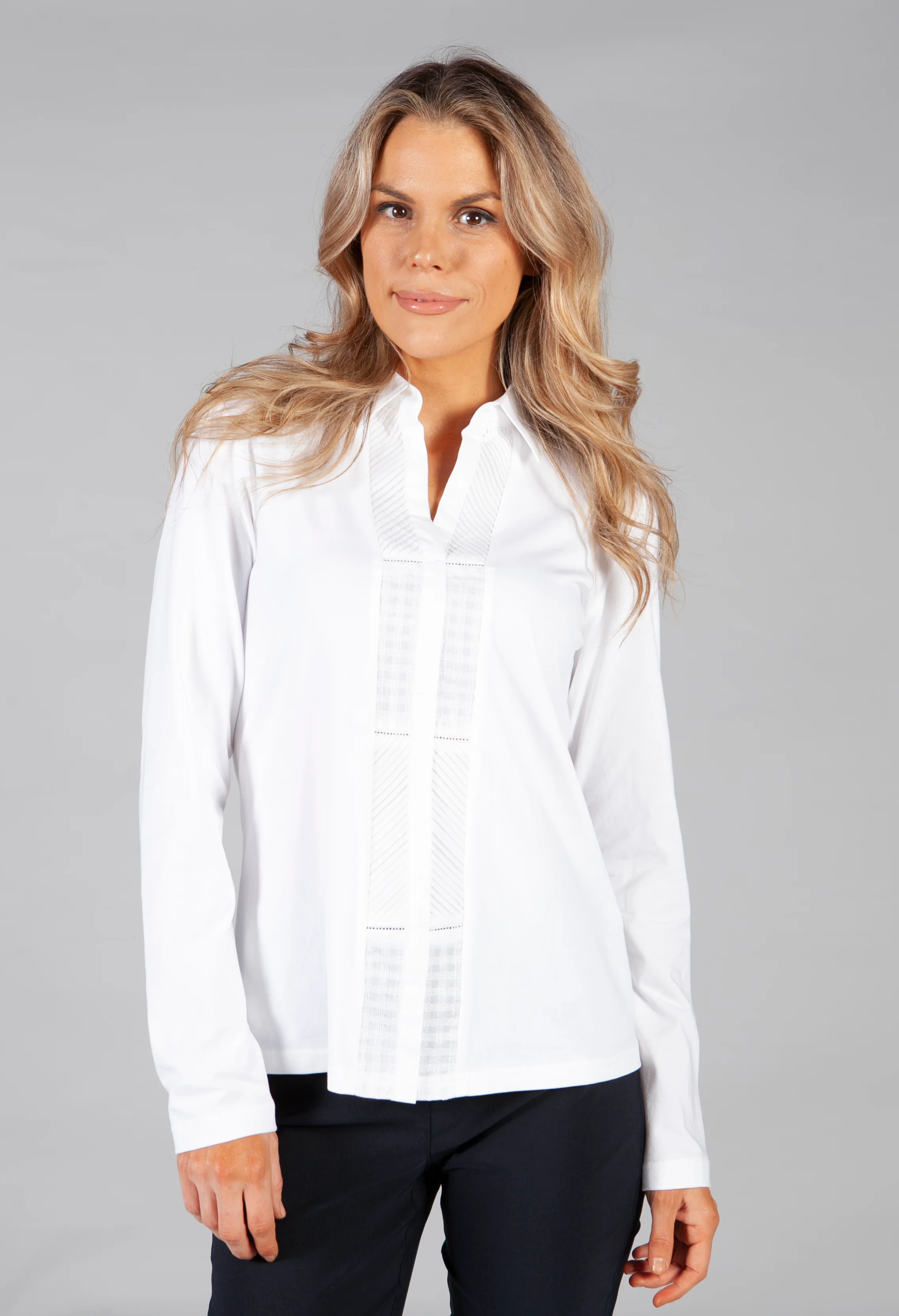 shirt blouse with embroidery