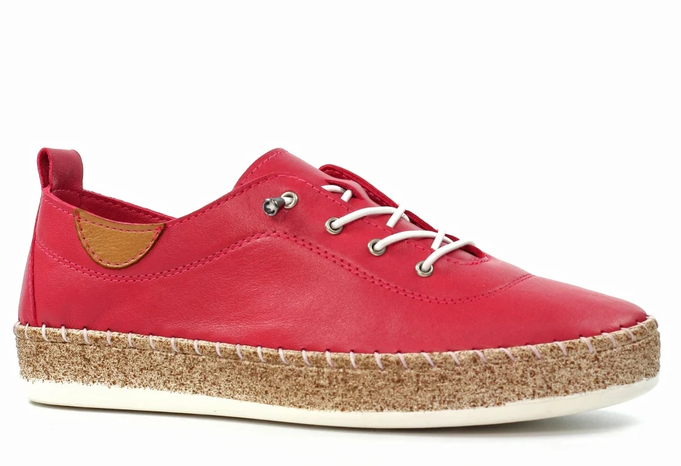 Evie Leather Plimsoll