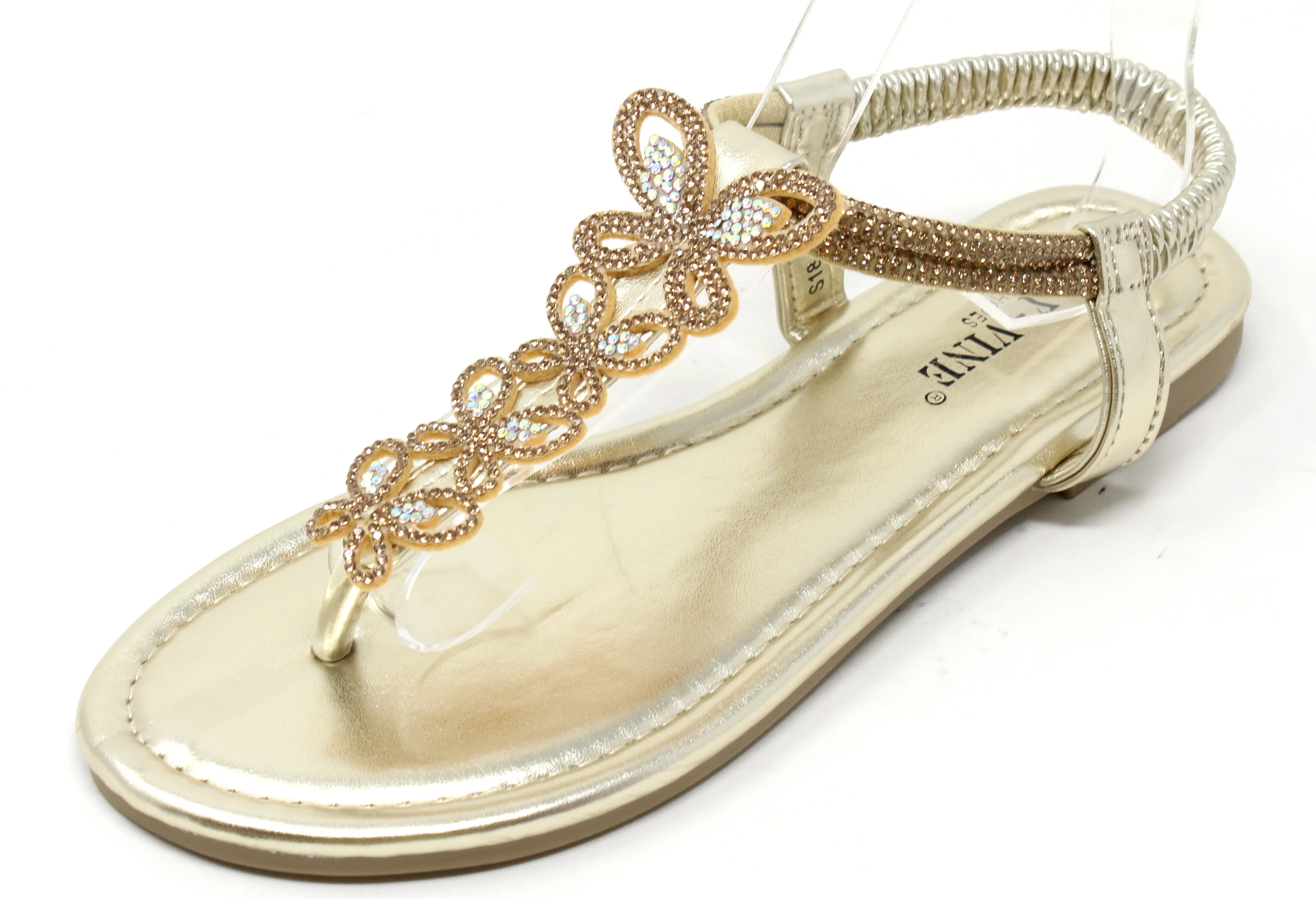 Diamante Butterfly Sandals