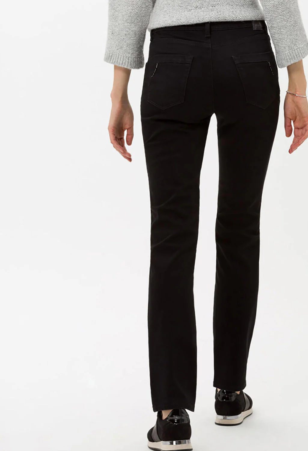 Brax Clean Black Mary Jeans in Short Leg