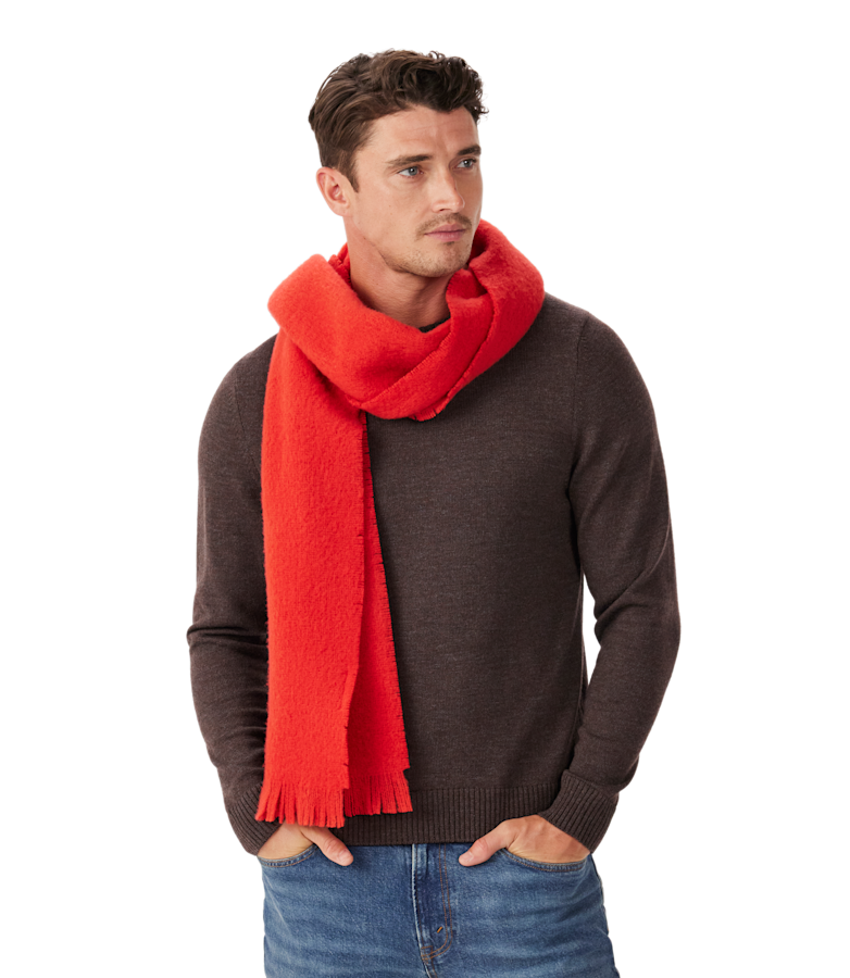 Launceston boucle wool scarf