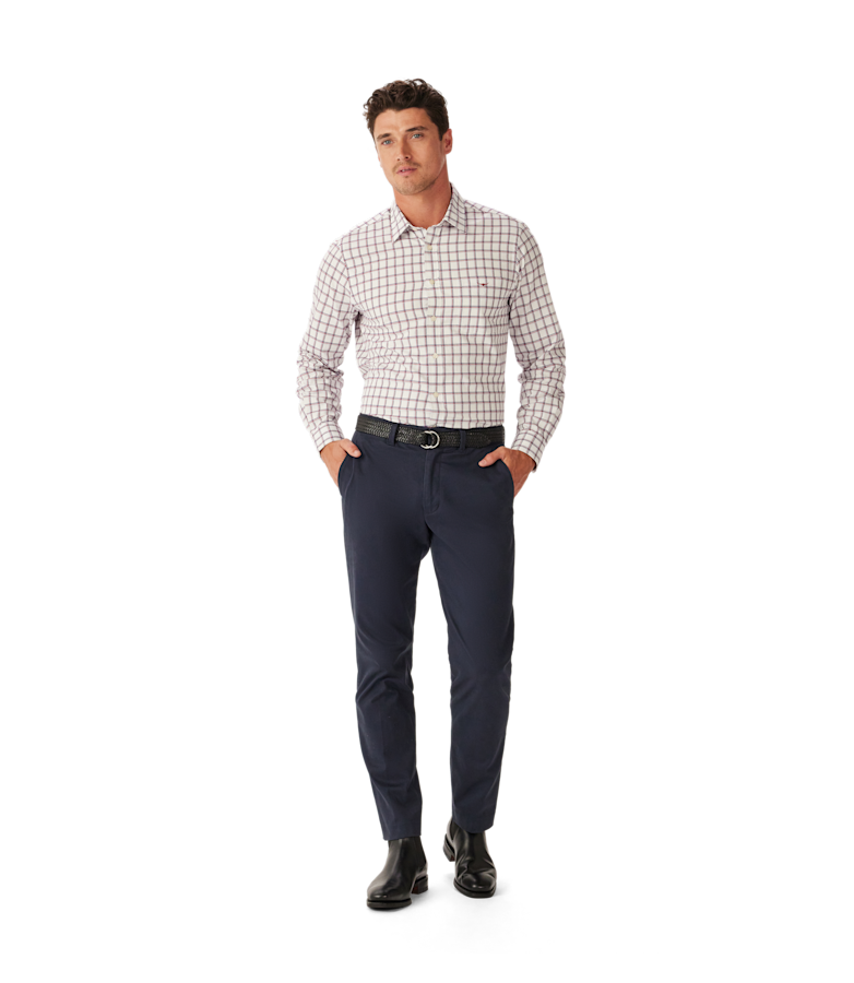 Classic twill check shirt