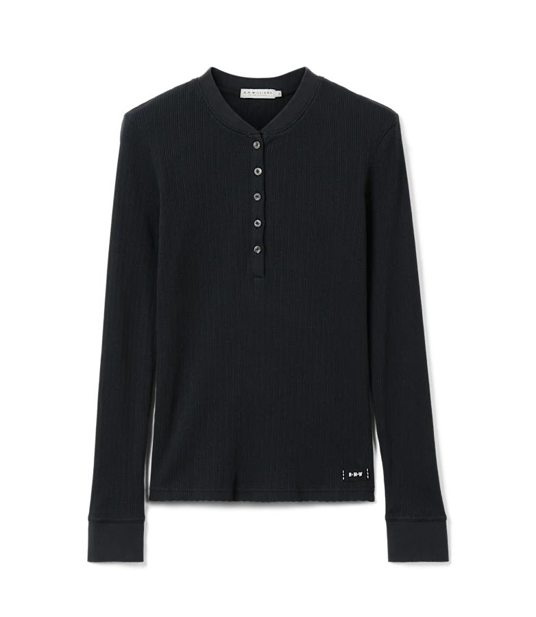 Avoca ribbed henley