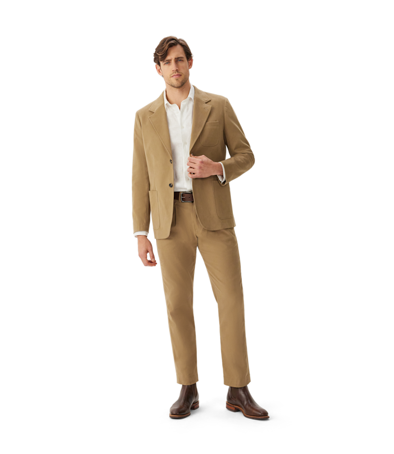 Compass cotton blazer