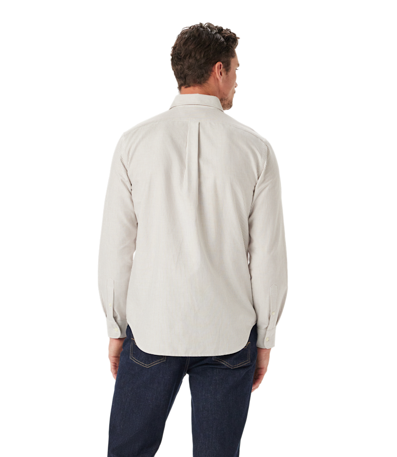 Regular oxford stripe shirt