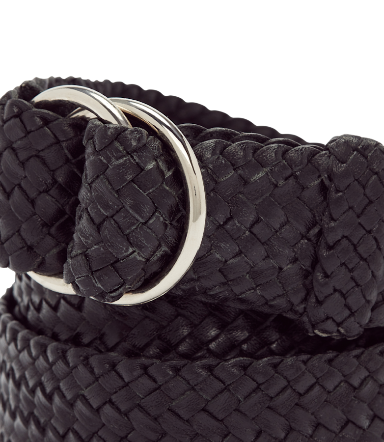 Slim Plaited O Ring belt