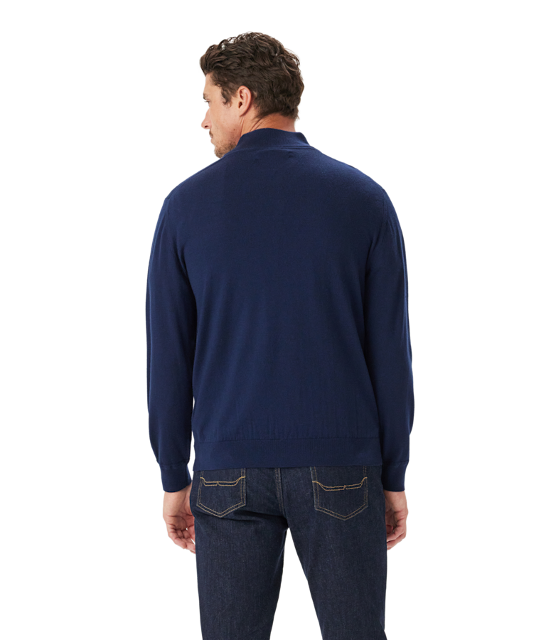 Ernest 1/4 zip merino knit