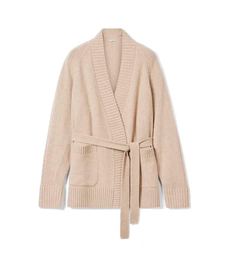 Bermagui wrap merino cardigan