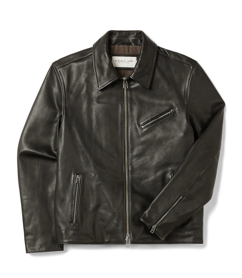 Miller leather flight jacket