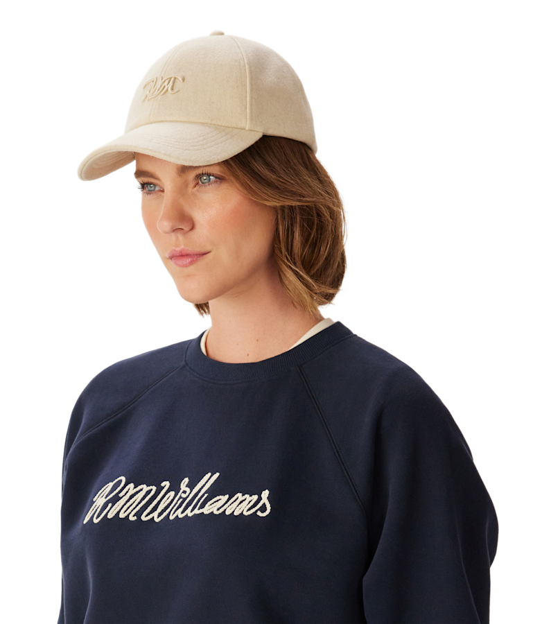 Cursive logo wool cap