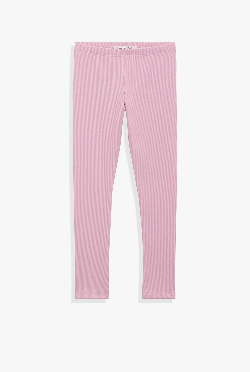 Organically Grown Cotton Blend Solid Rib Legging