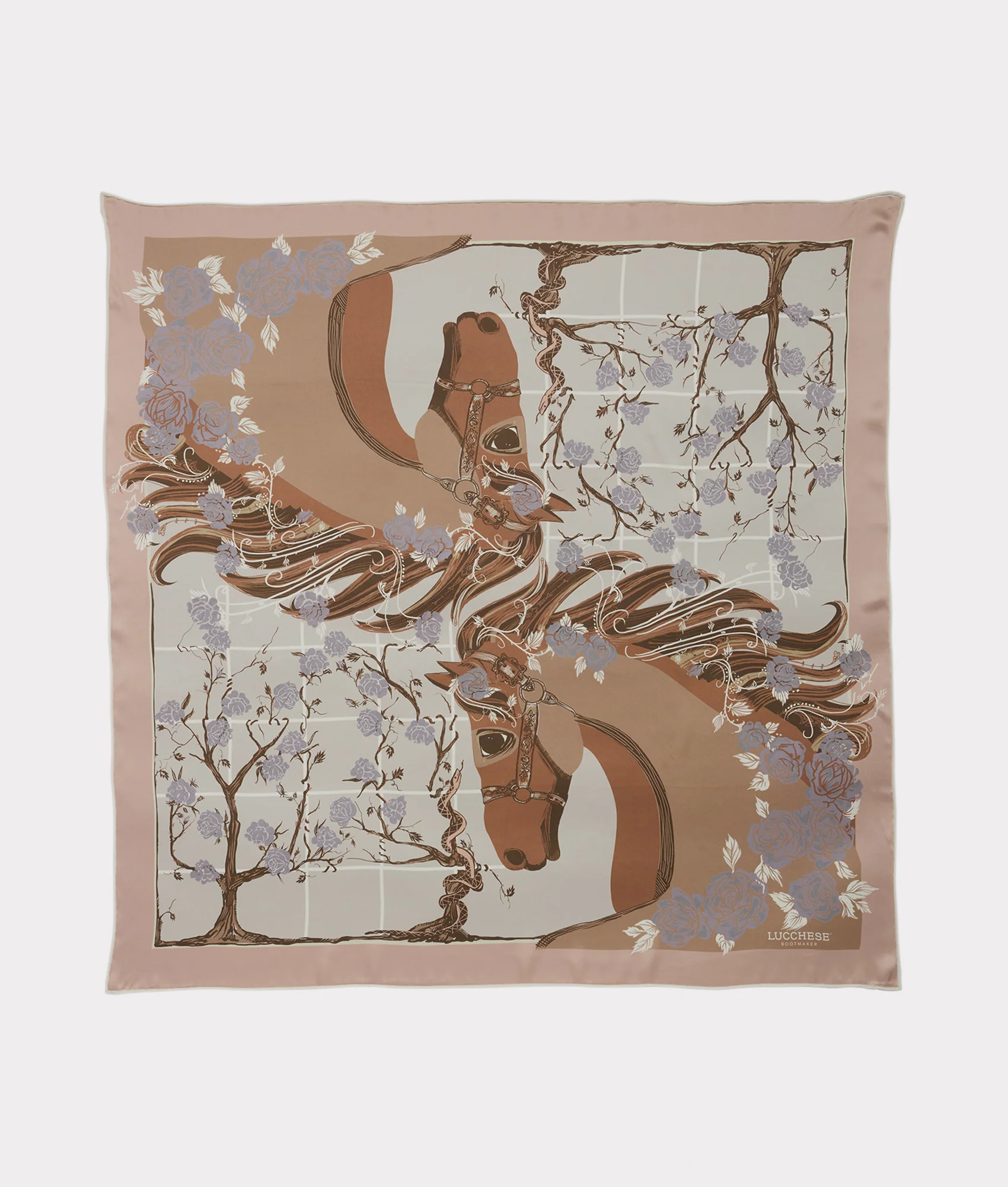 Cavalry Rose Scarf :: Blush