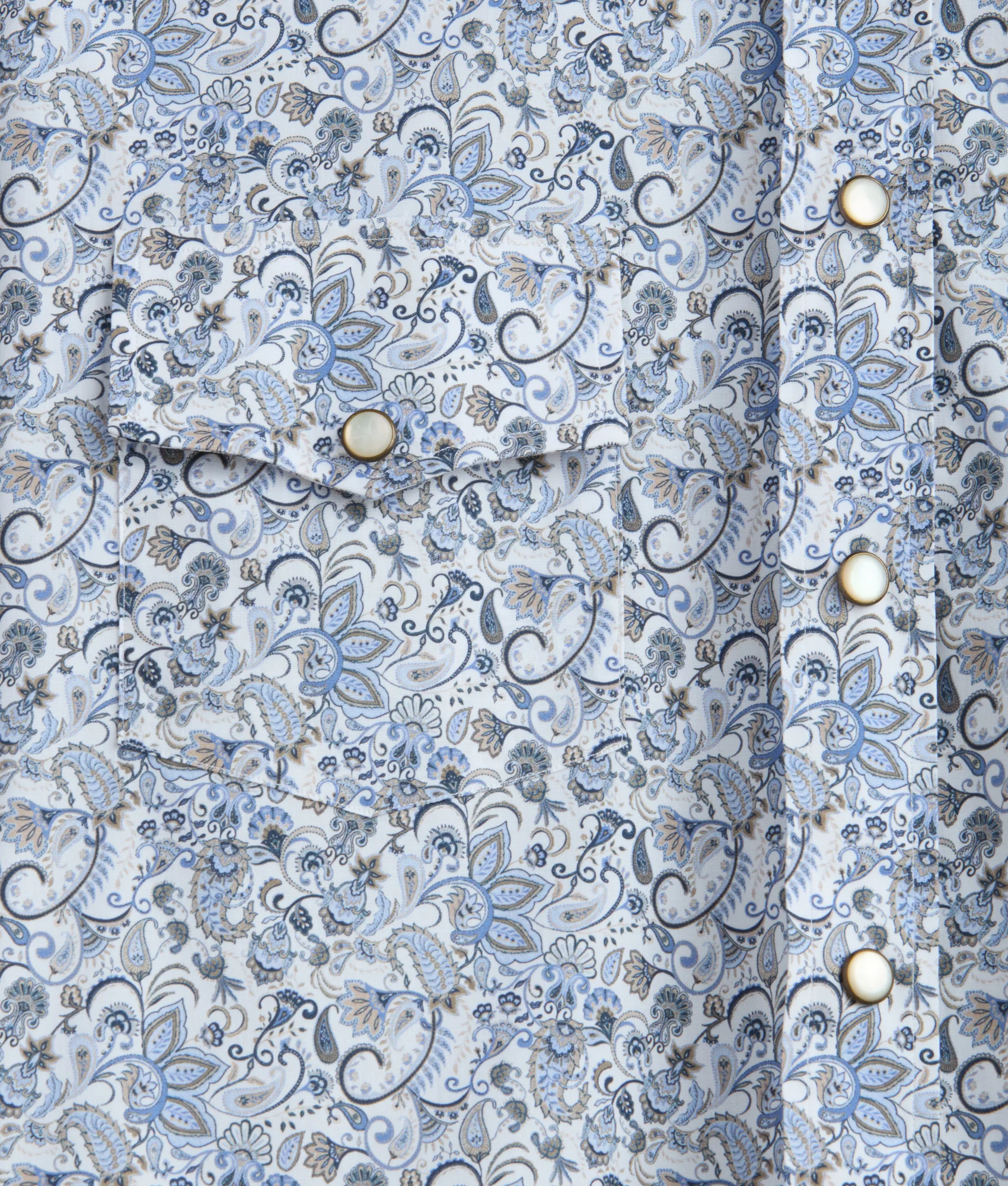 El Paso Modern Fit - Blue Paisley