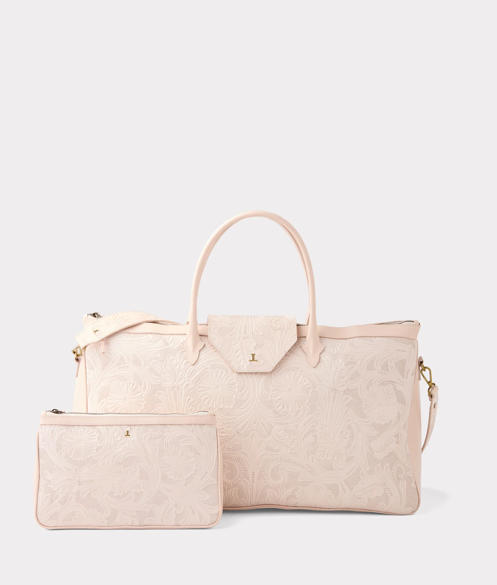 Intagliare Weekender Bag :: Blush