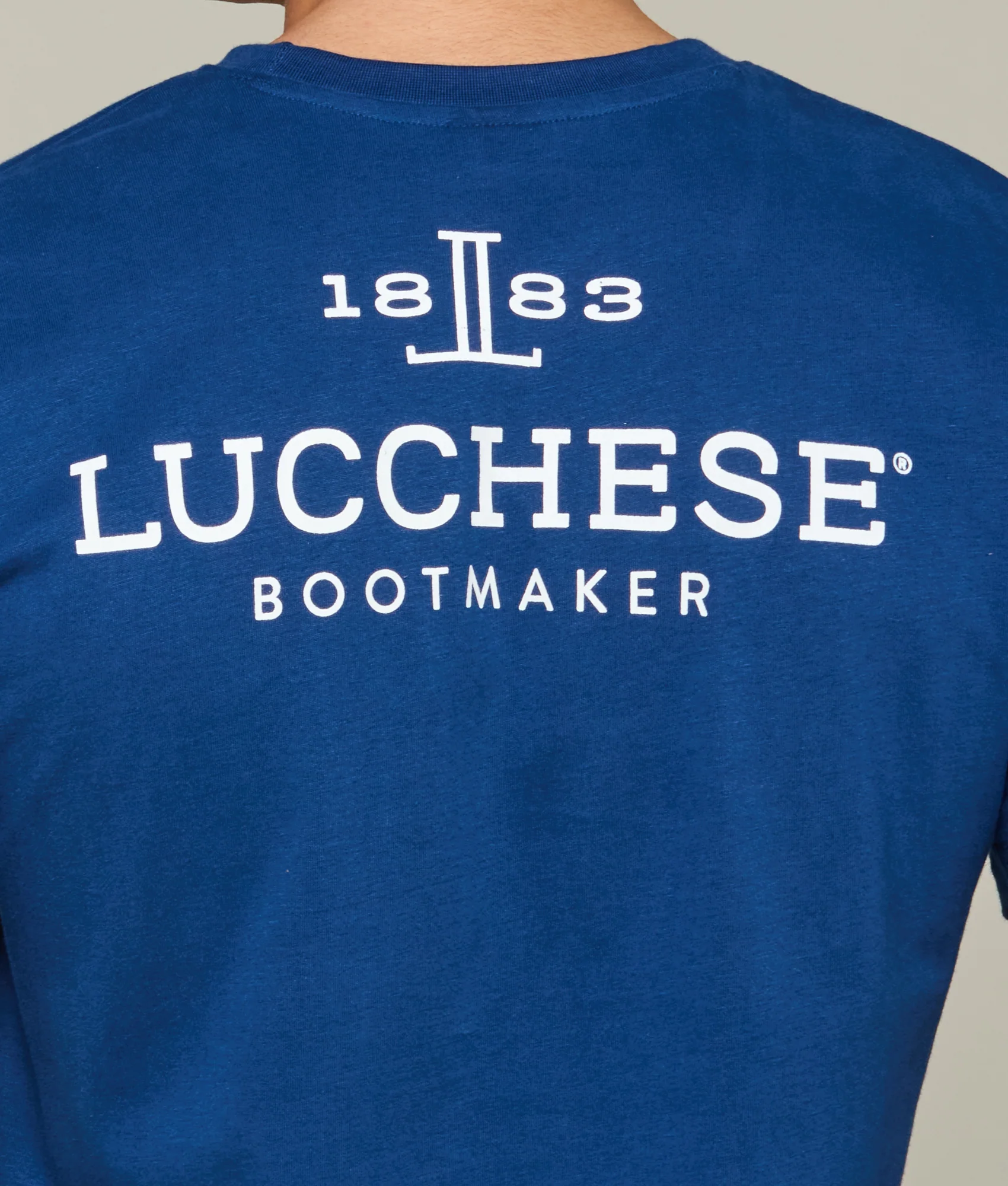 Bootmaker Tee :: Lucchese Navy