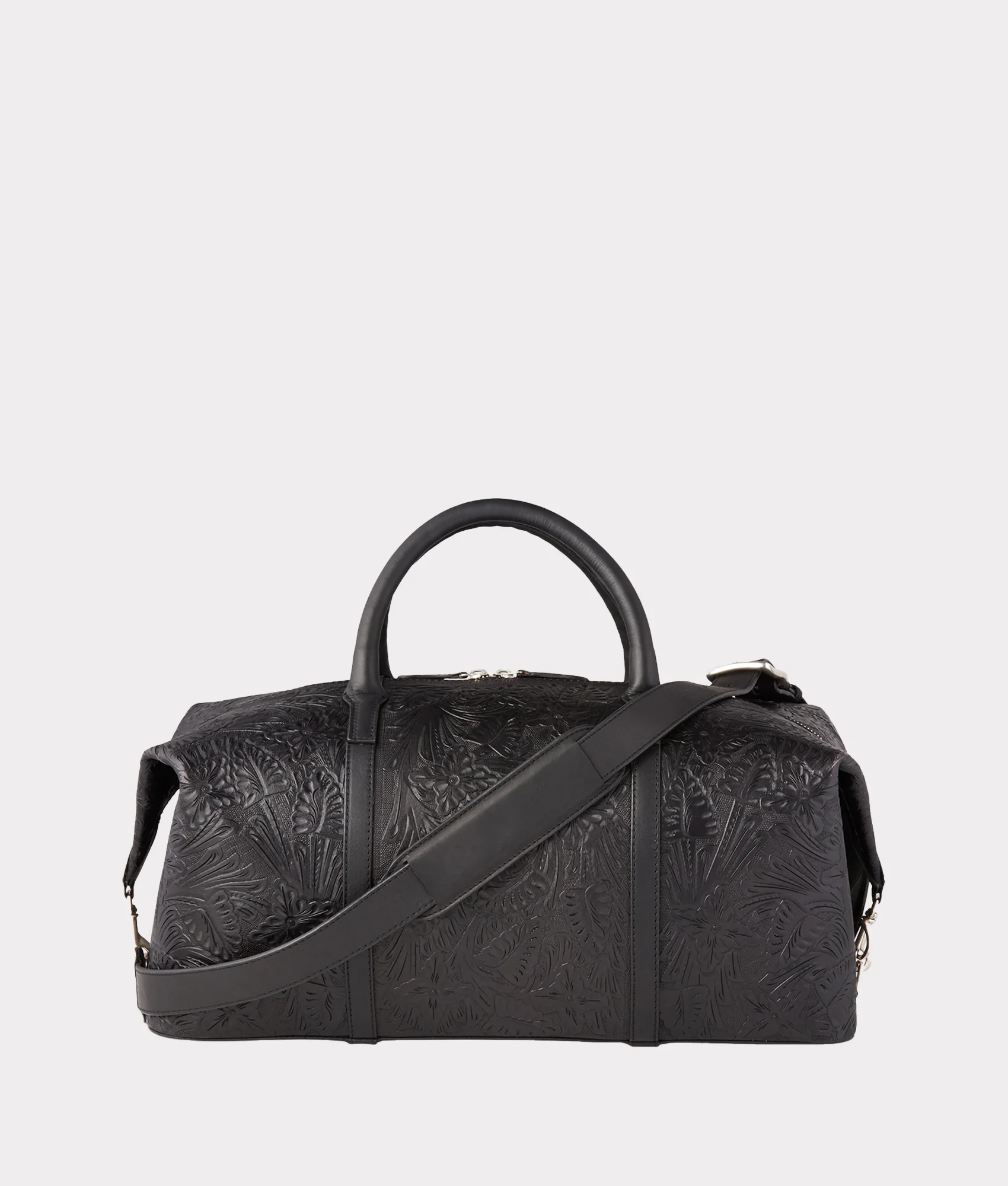 Hand-Tooled Duffle :: Black