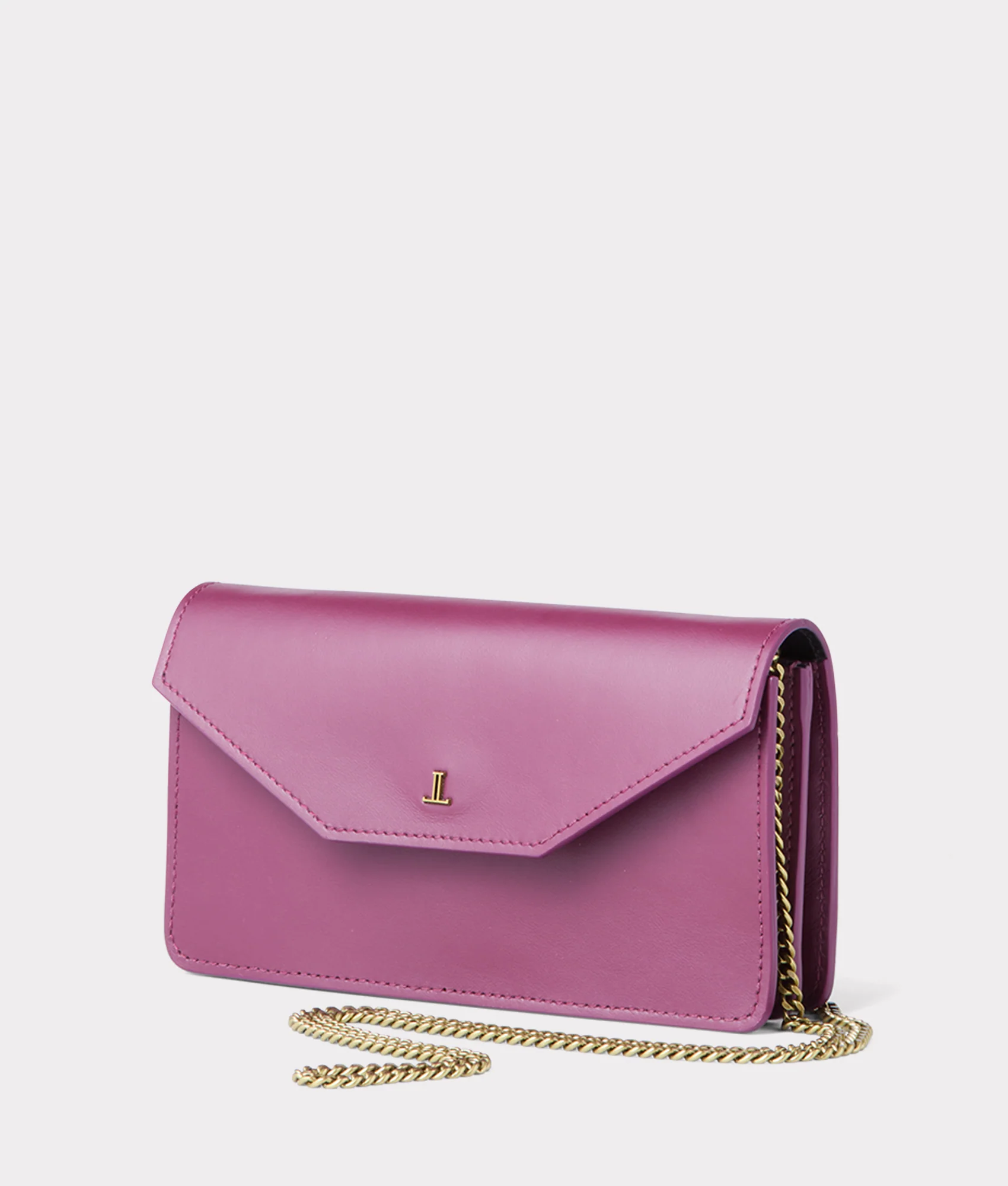 Long Wallet On A Chain :: Burgundy