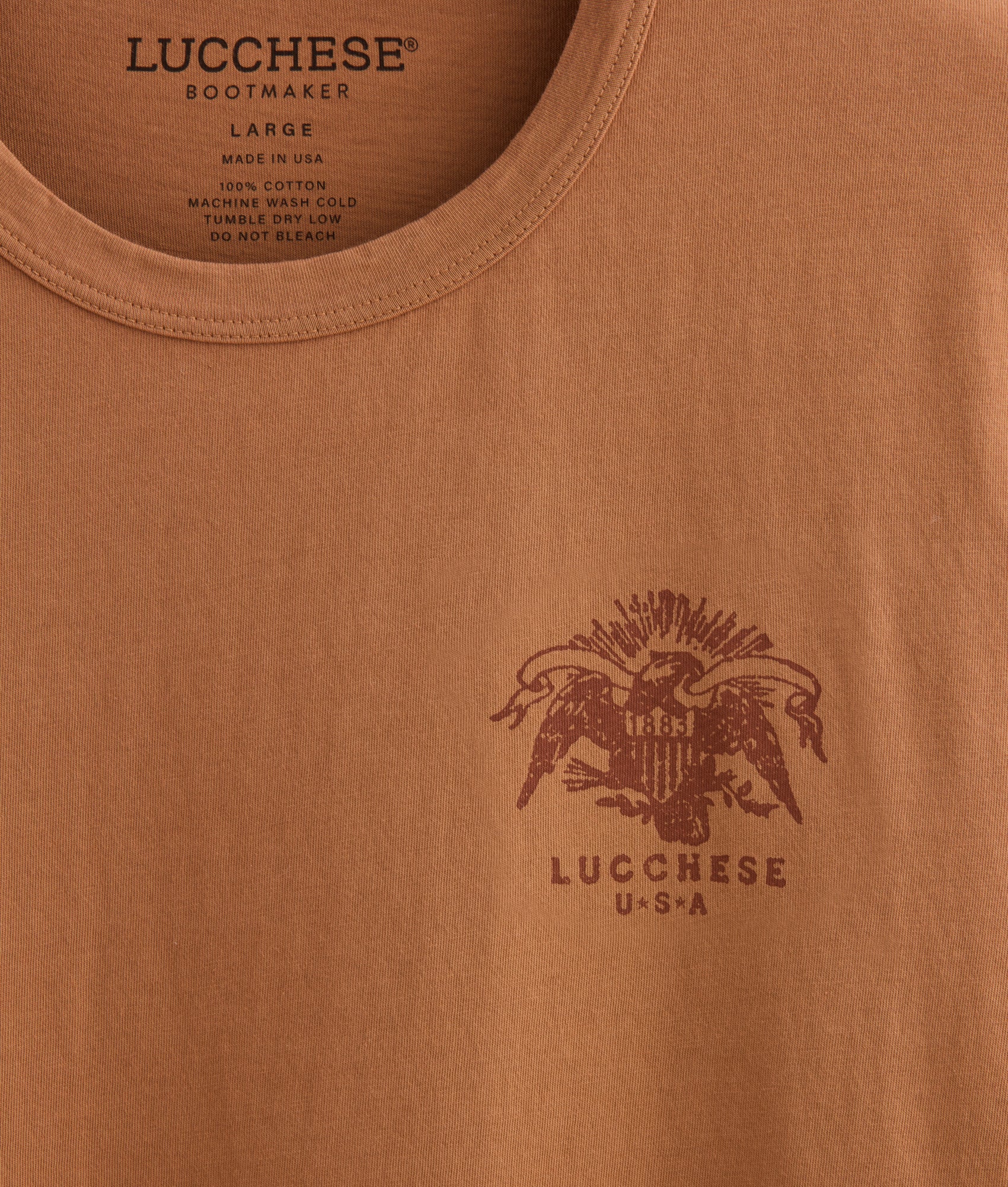 Eagle Stamp Tee :: Brown