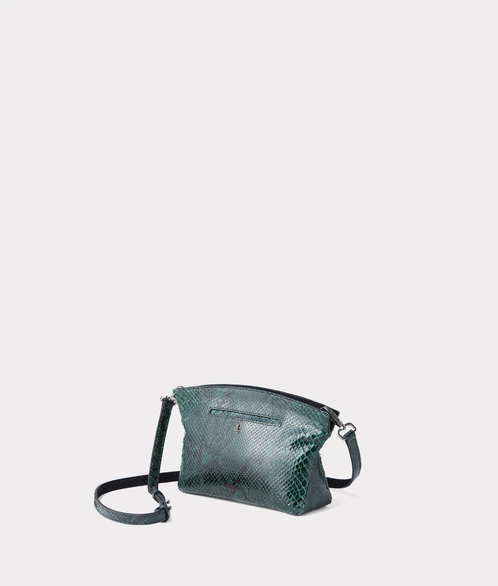 Mini Elle Exotic Clutch :: Emerald