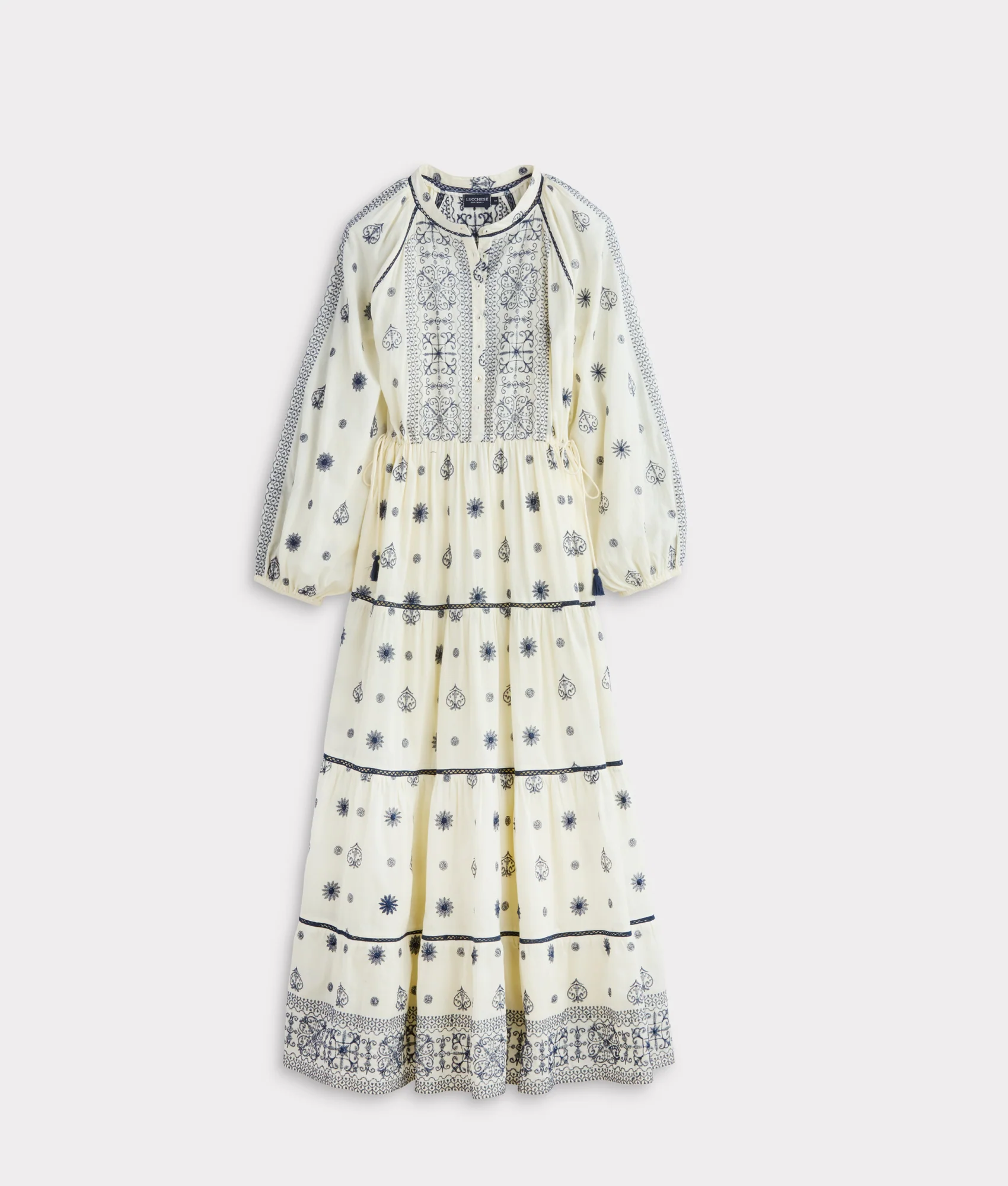 Charlotte Tiered Dress :: Off-White