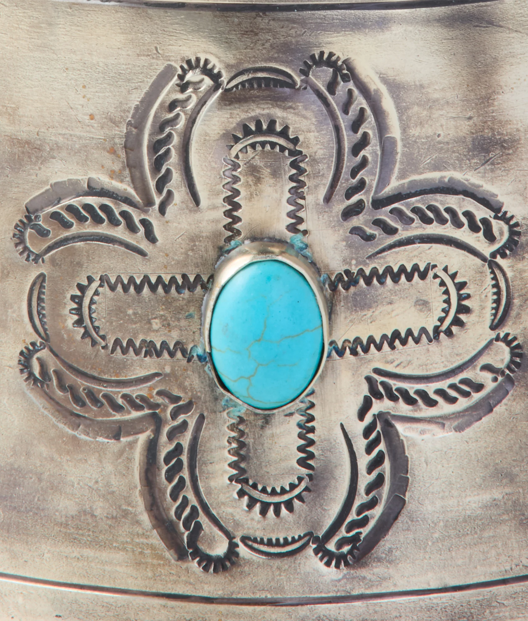 Southwestern Wine Coaster :: Silver