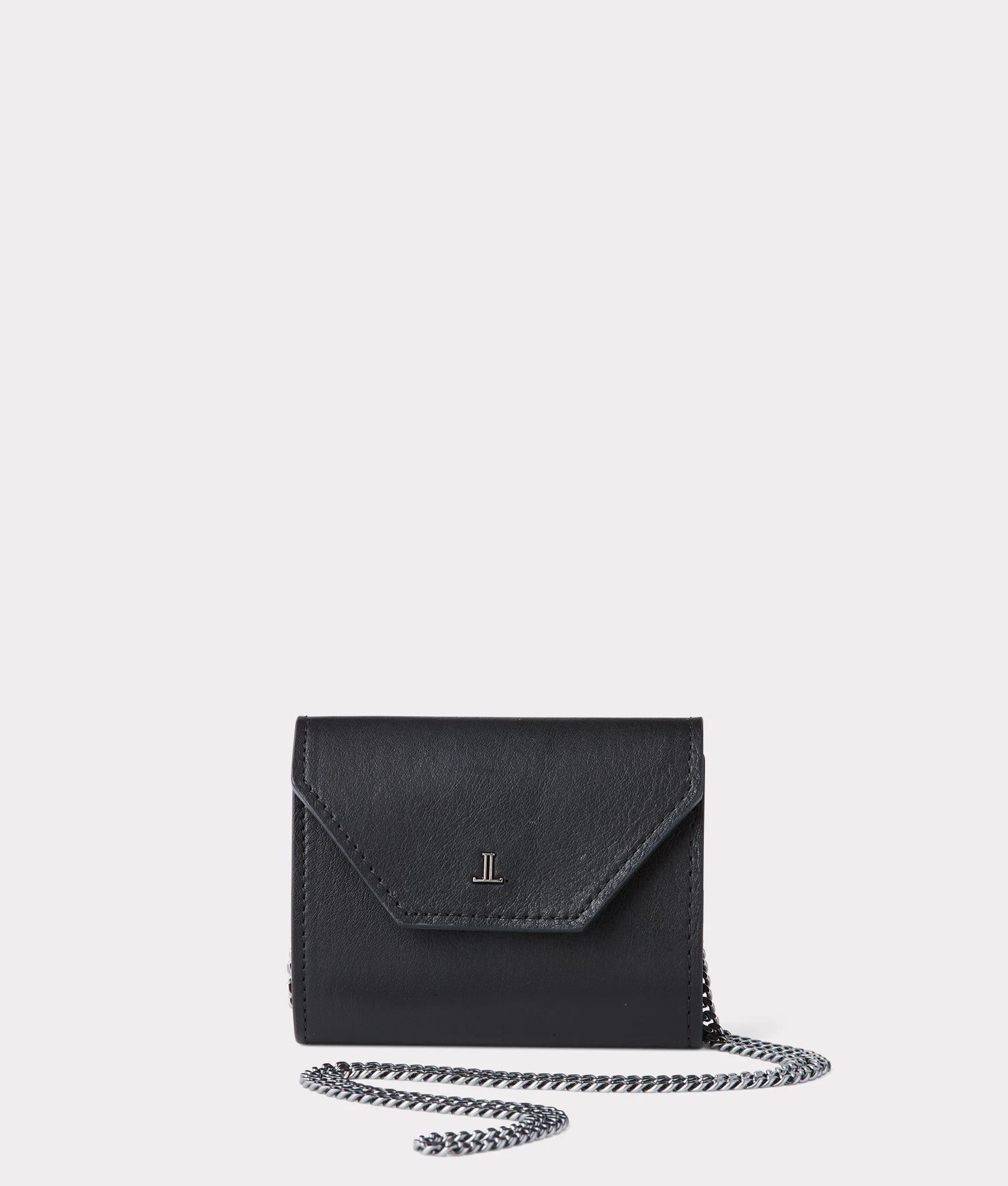 Short Wallet On A Chain :: Black