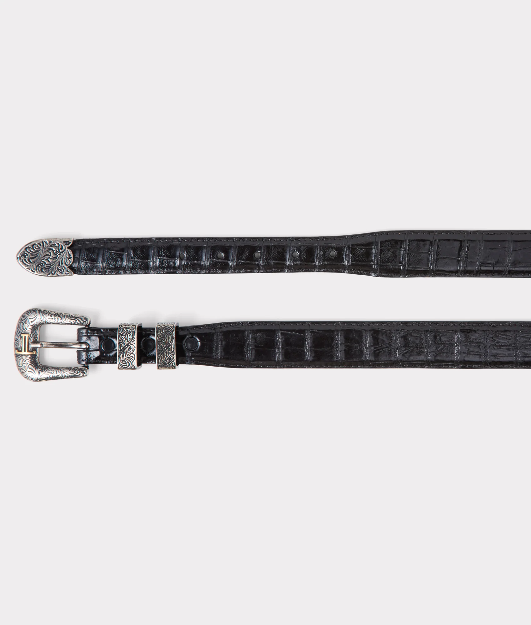 Ultra Belly Caiman Tapered :: Black