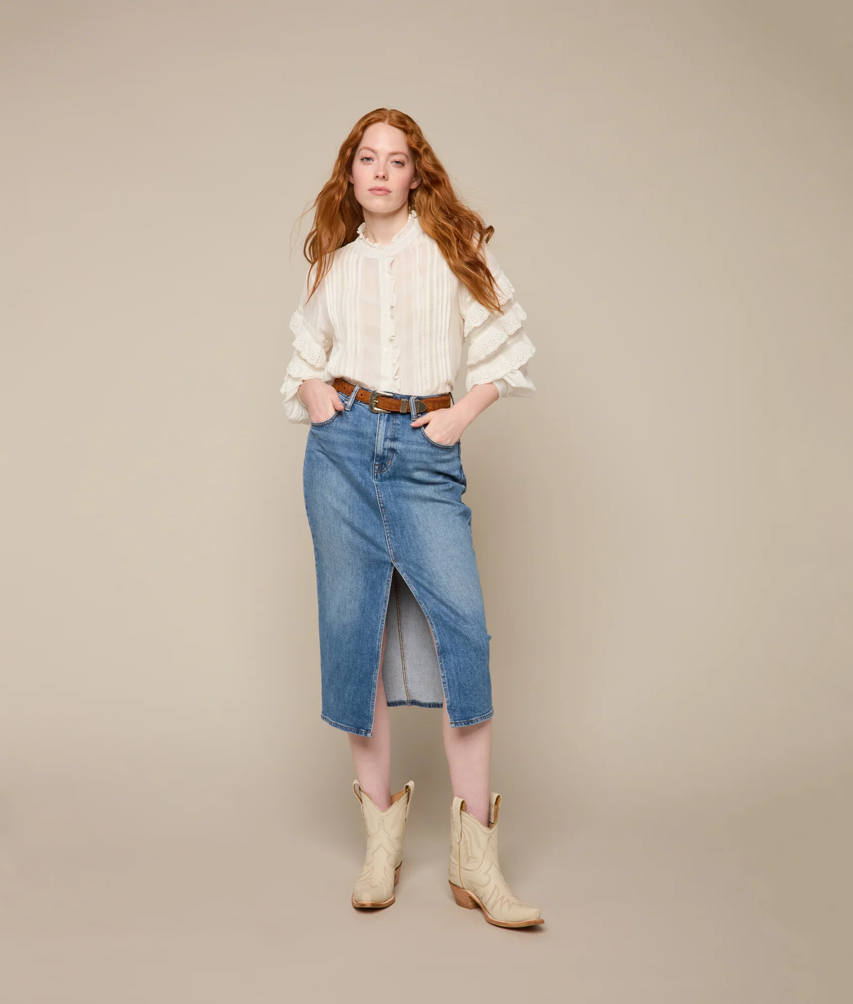 Olivia Blouse :: Cream
