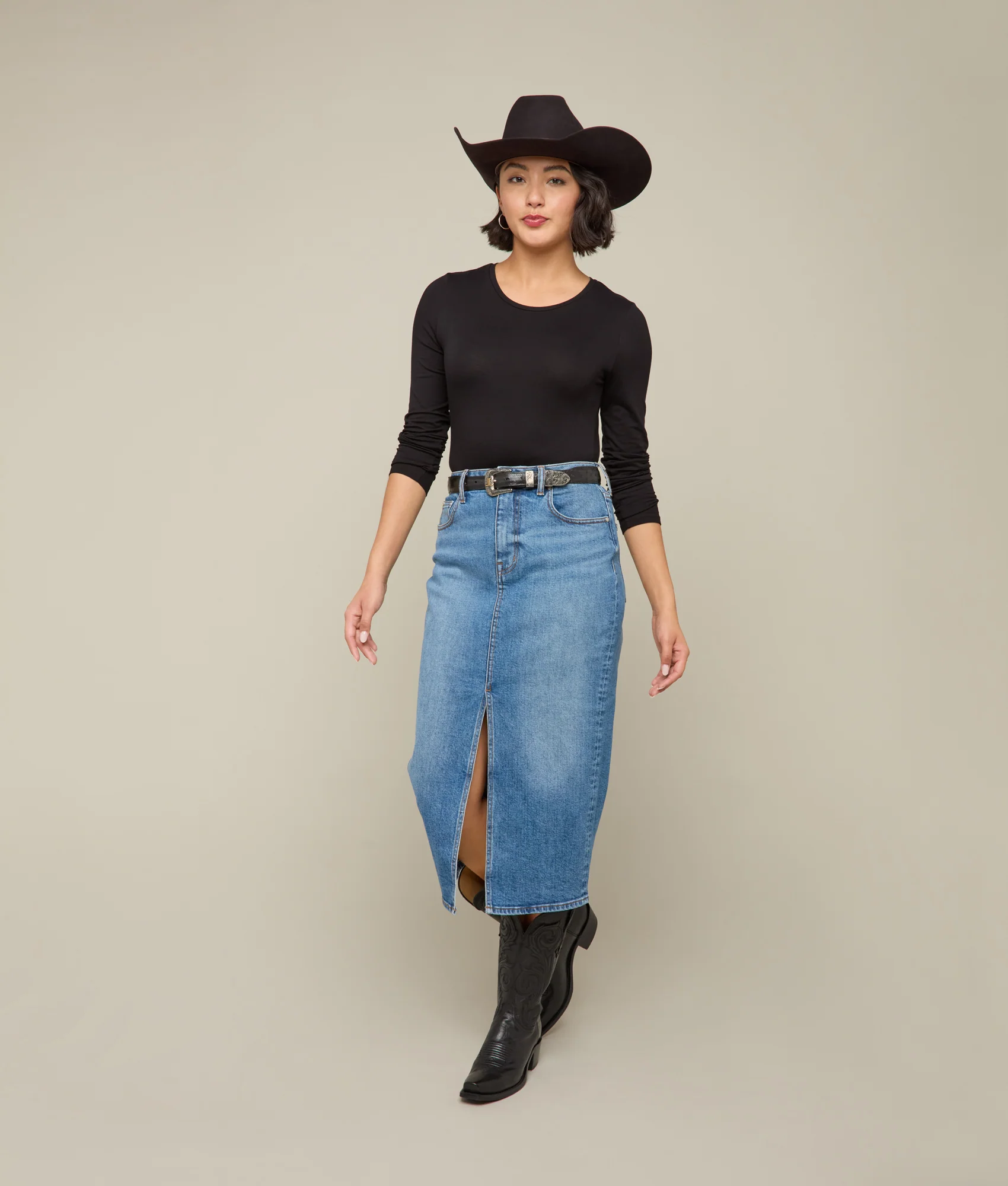 Rose Pencil Skirt :: Wildflower