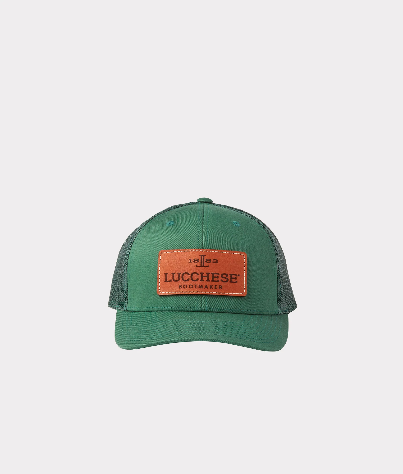 Leather Patch Hat :: Forest